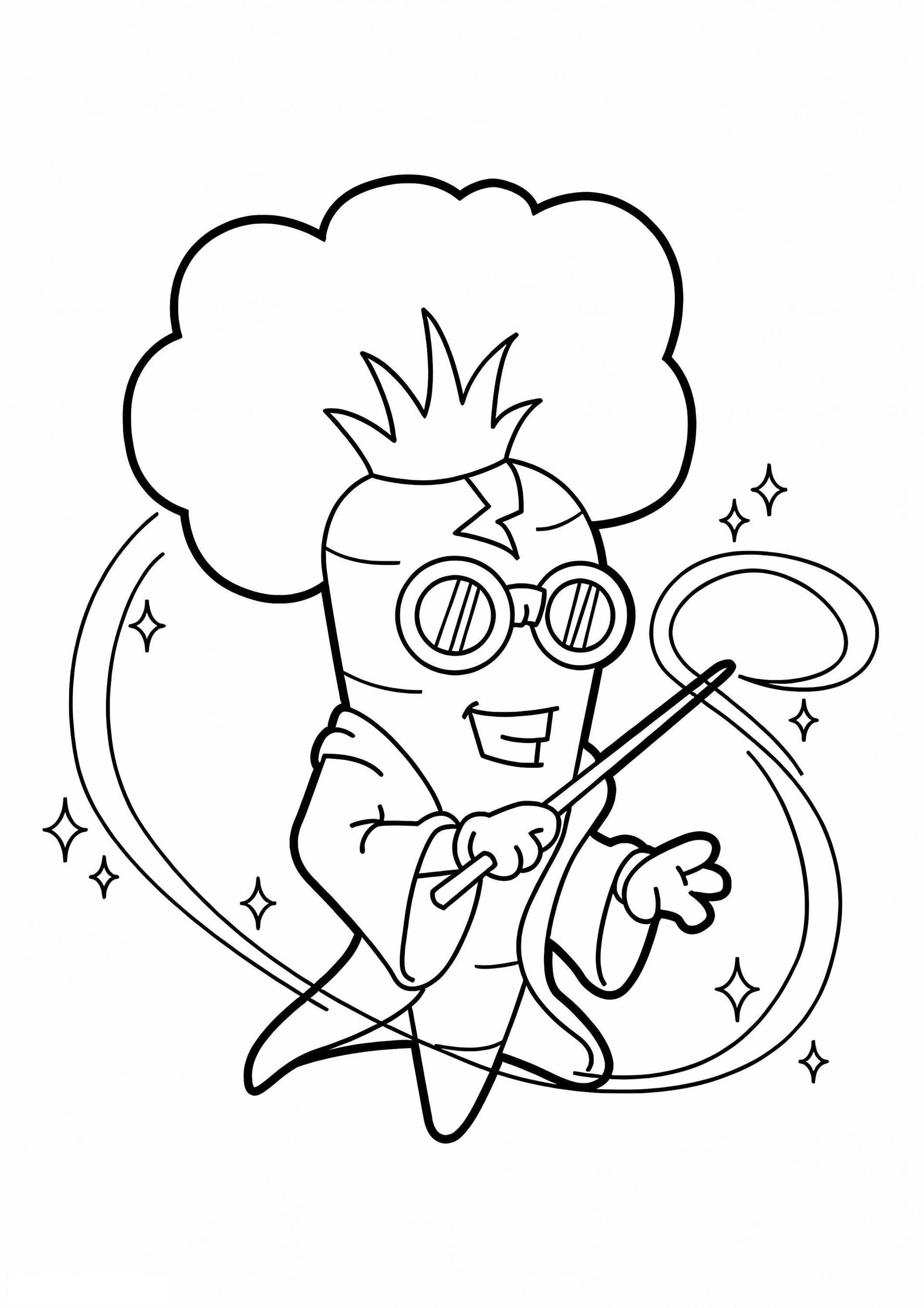 The Carrot The Magician A4