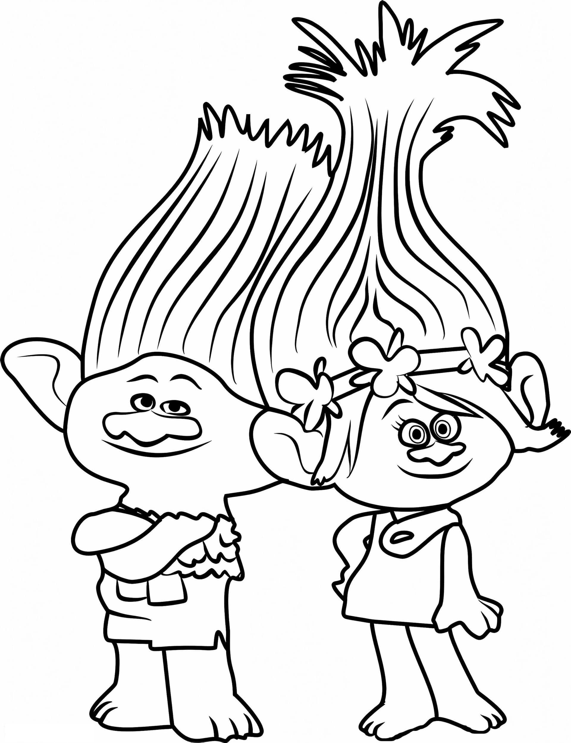 Branch And Princess Poppy A4