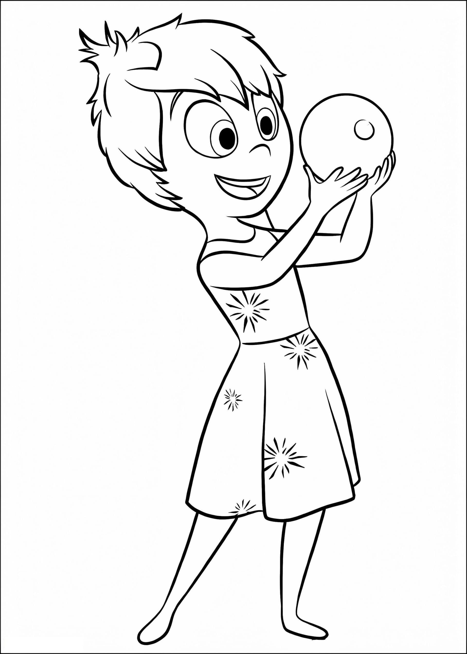 Joy With Ball A4