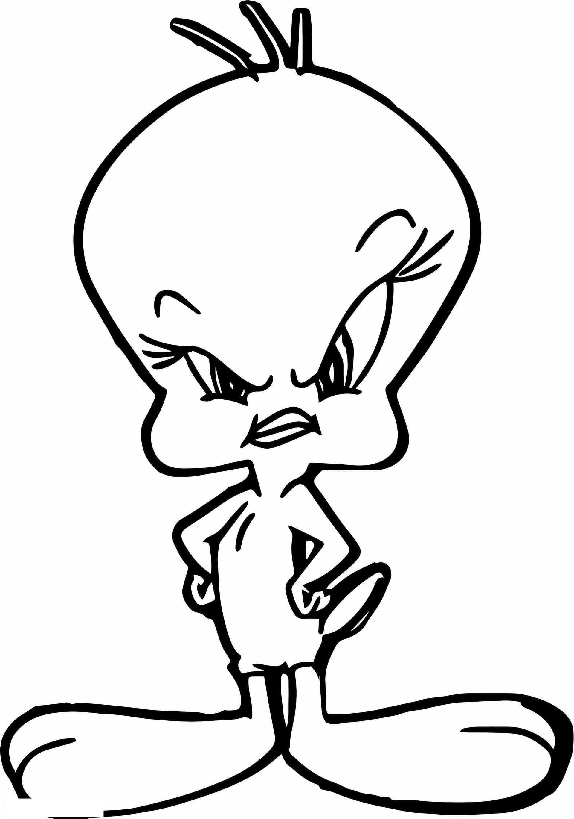 Angry Tweety A4