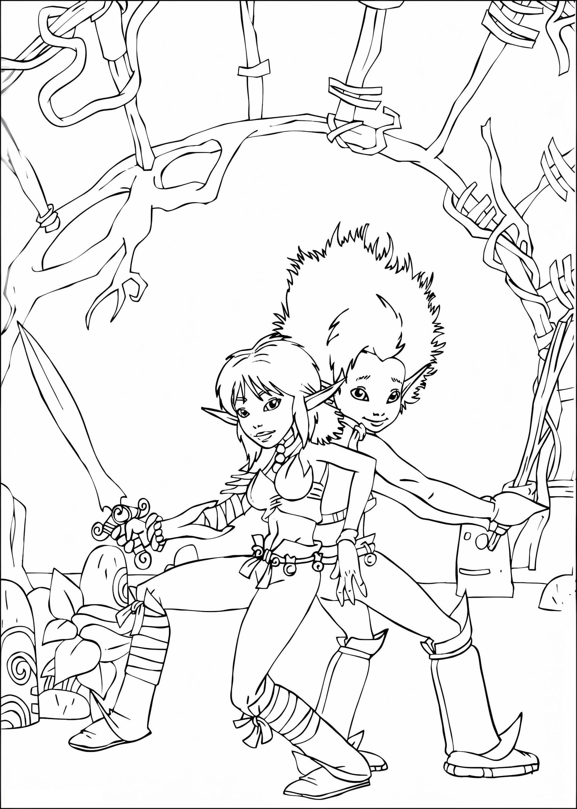 Arthur And Selenia Fighting A4