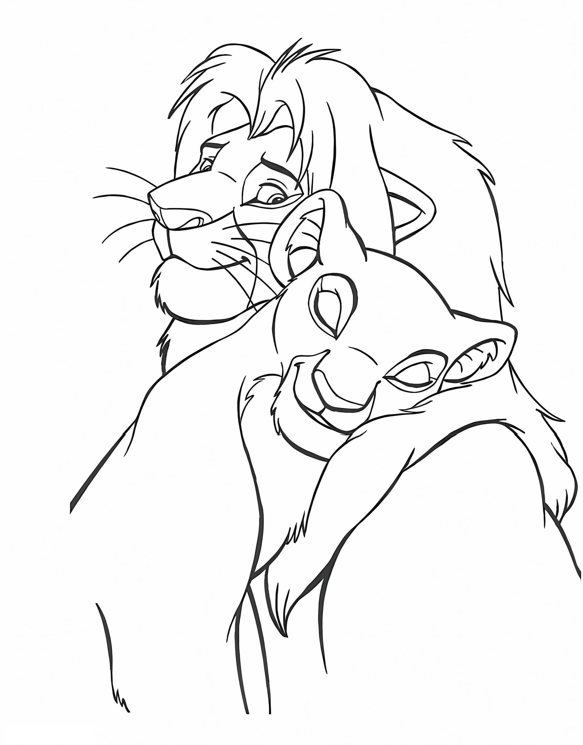 Sarabi And Mufasa A4