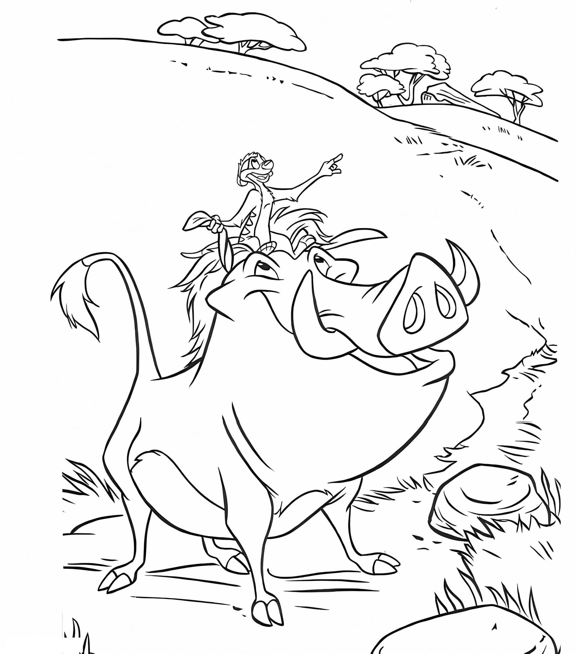 Timon Is Pumbaa A4