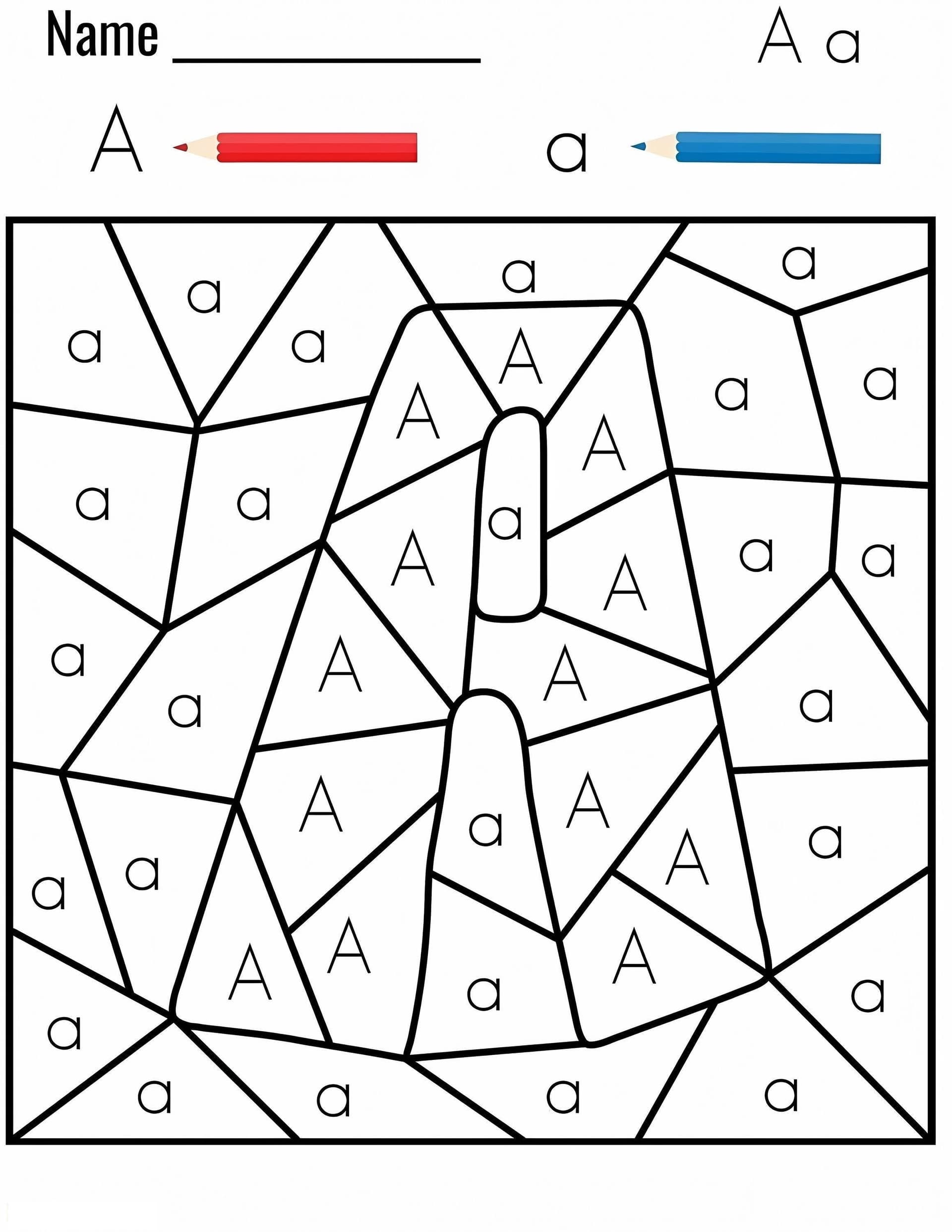 A Color By Letters
