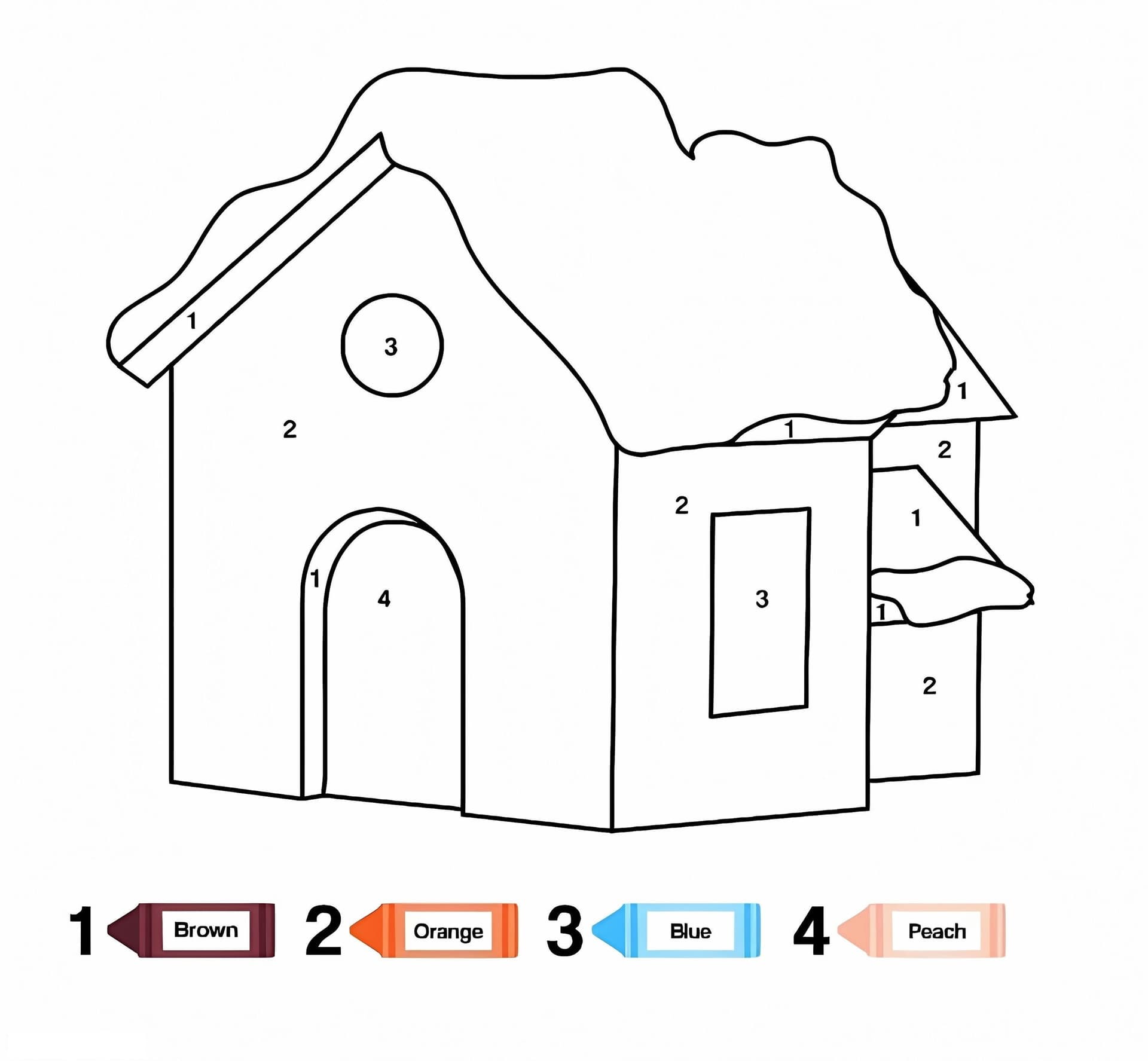 A House Color By Number