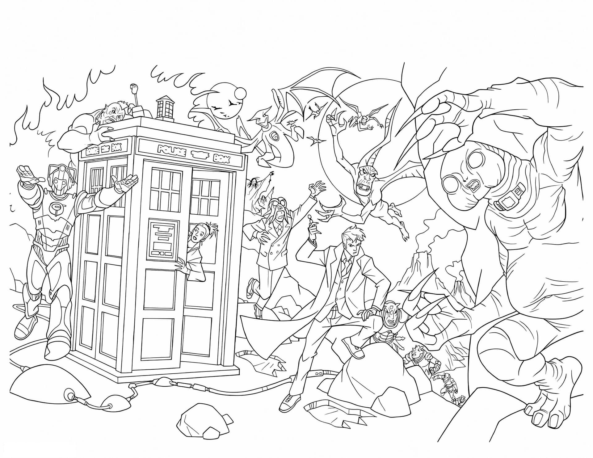 Action Scene From Doctor Who
