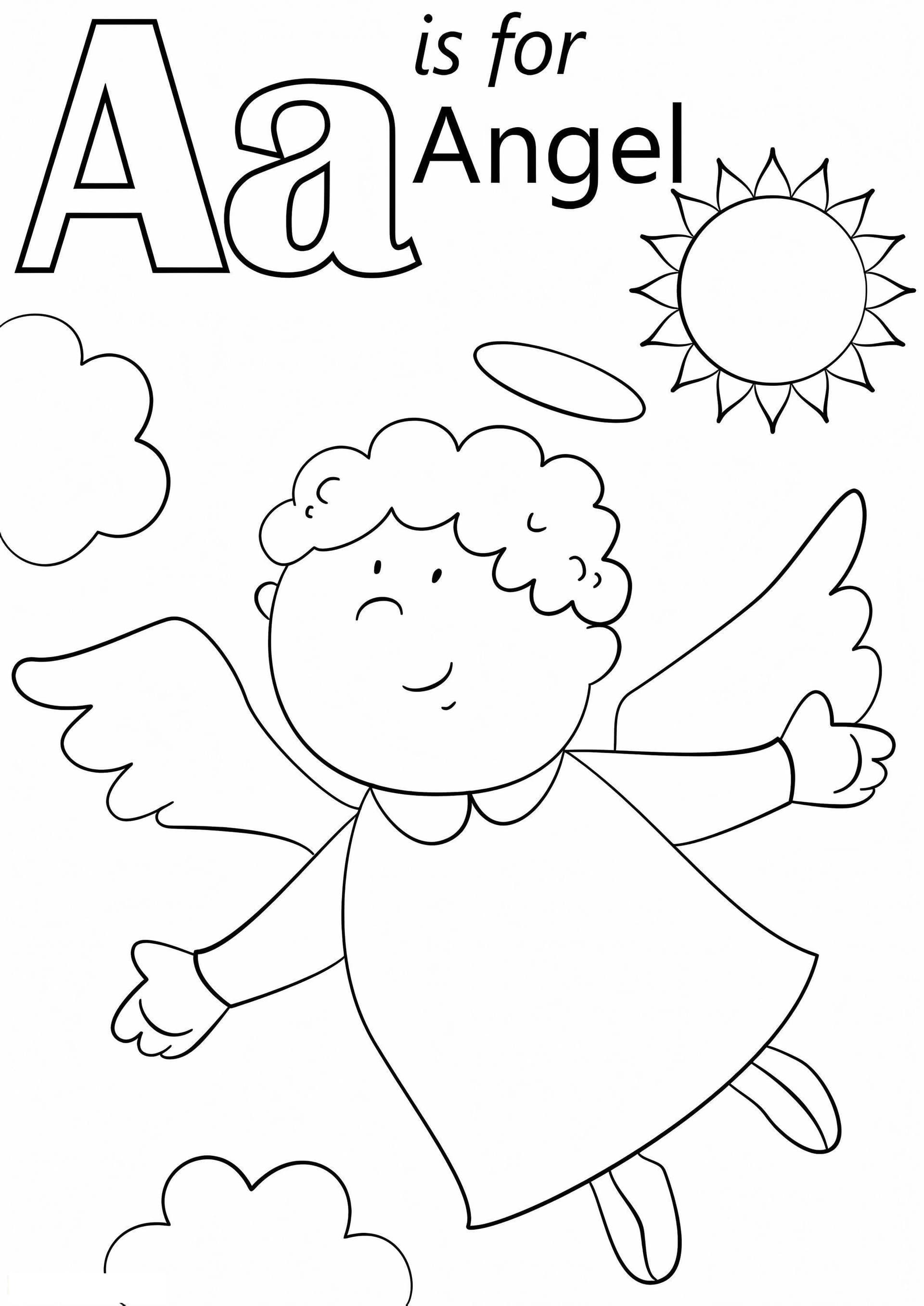 Angel Letter A