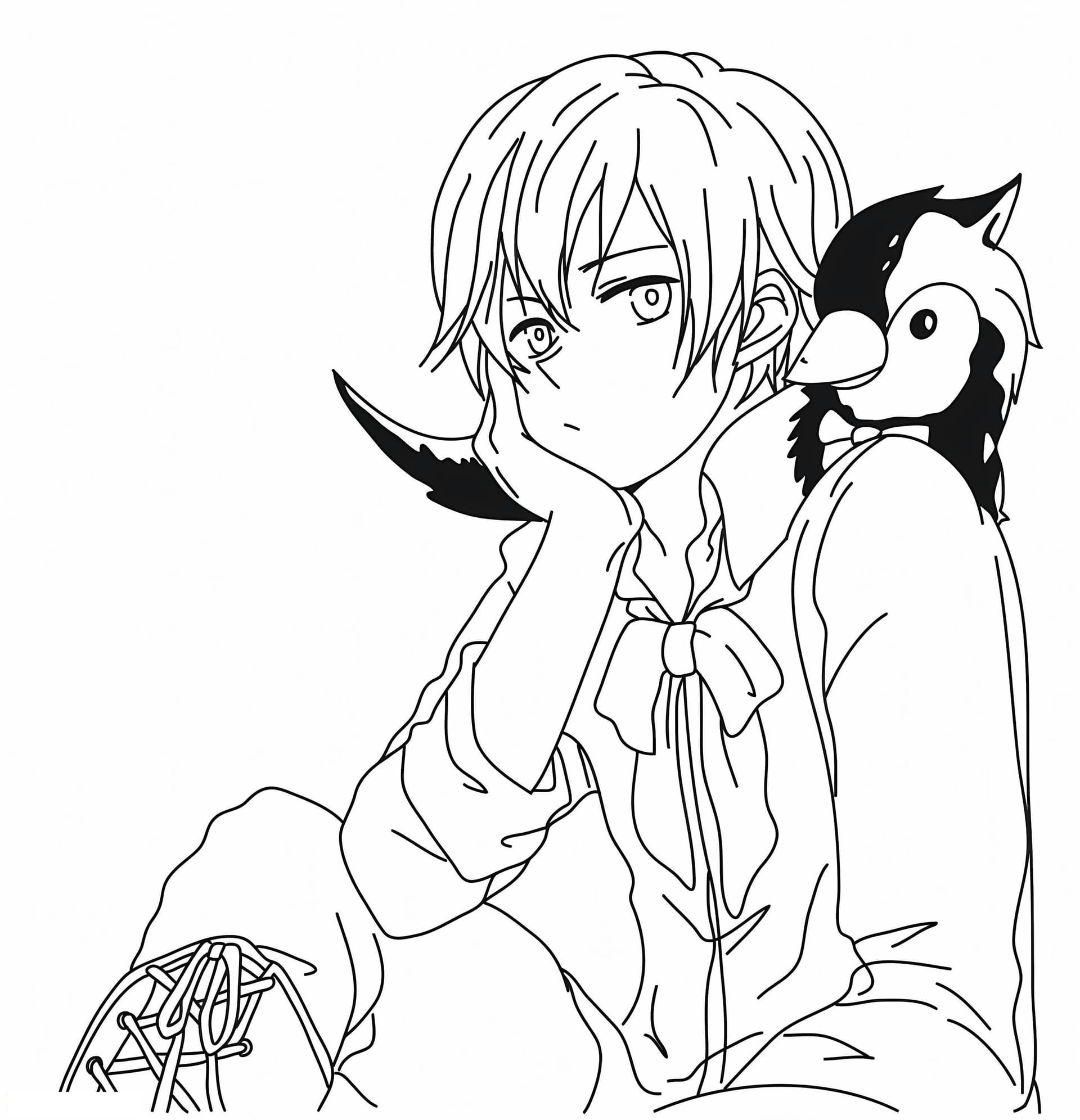 Anime Boy To Color
