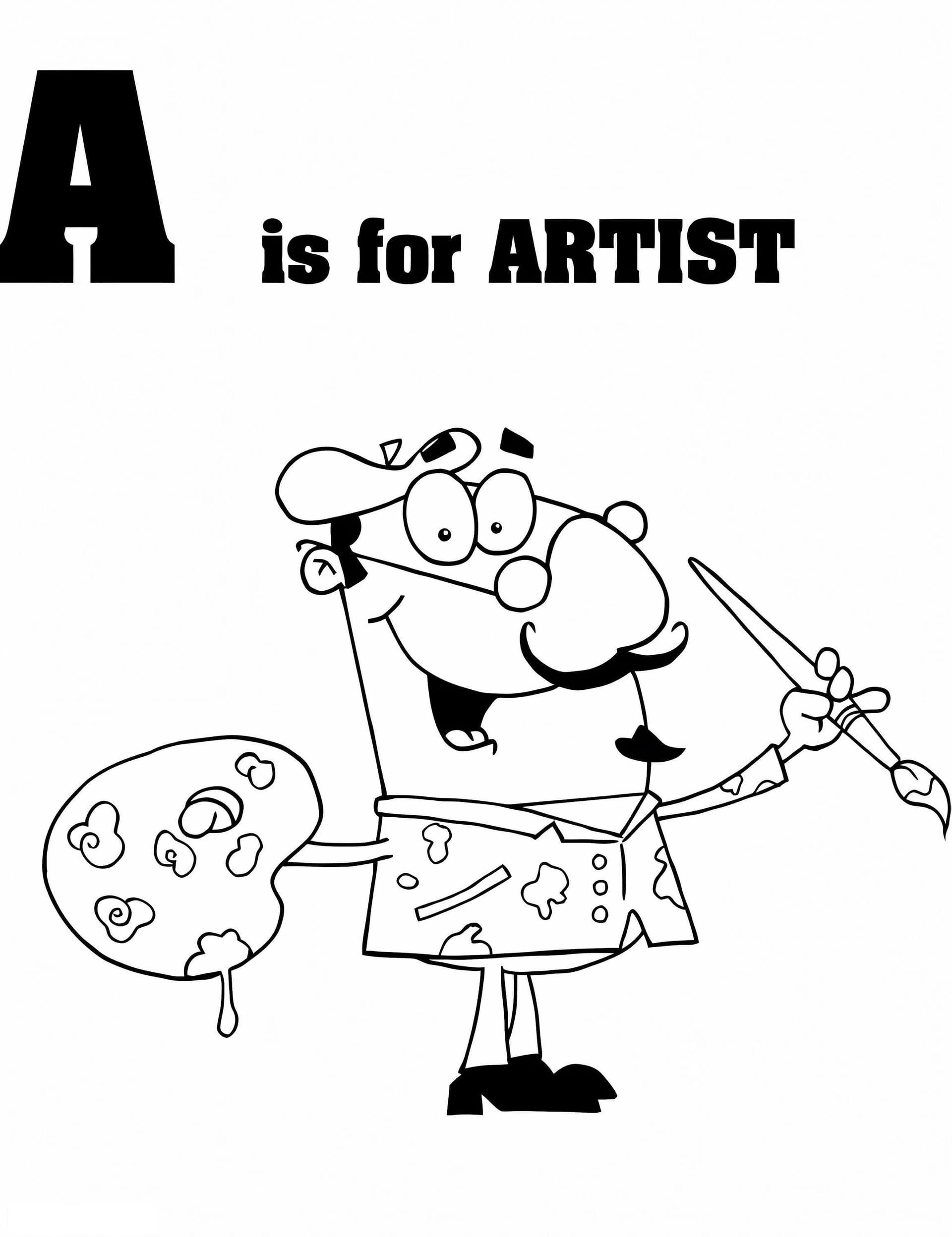 Artist Letter A