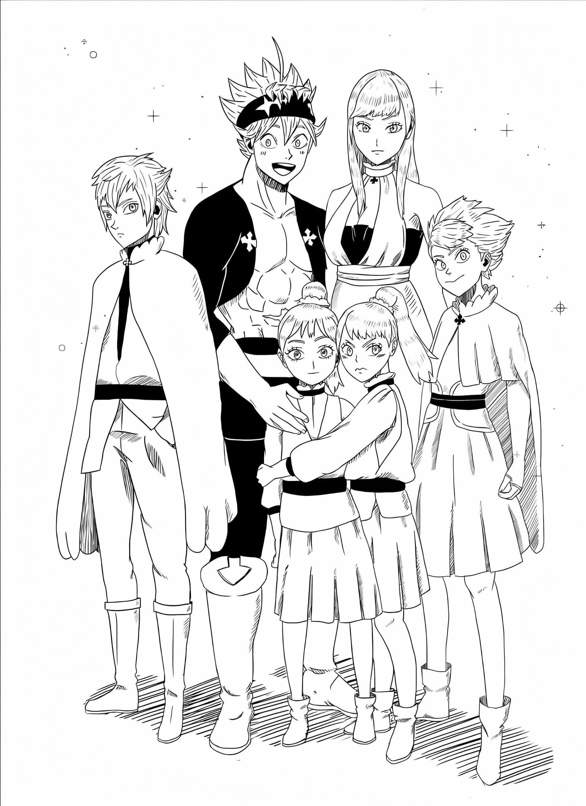 Asta And Noelle Family Black Clover