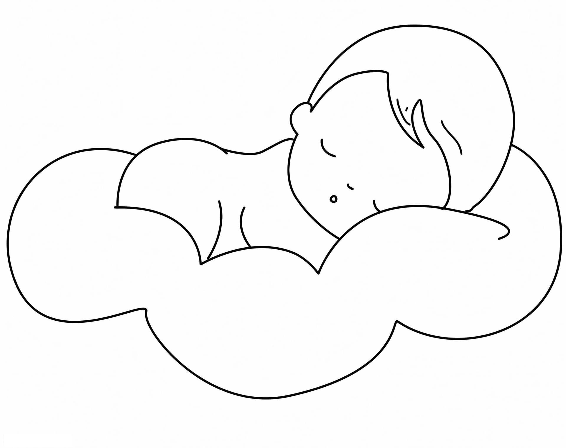 Baby Boy On Cloud