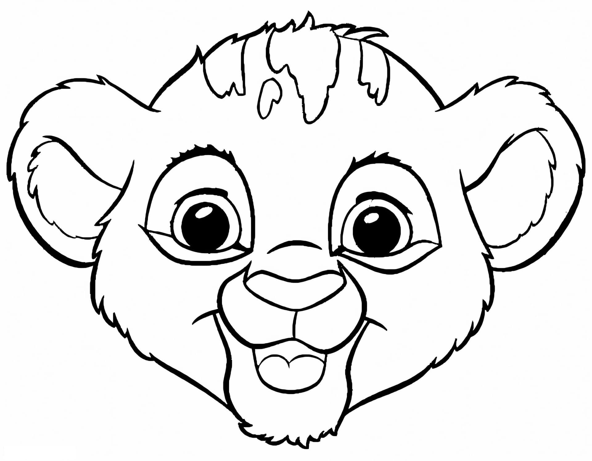Baby Lion King Face