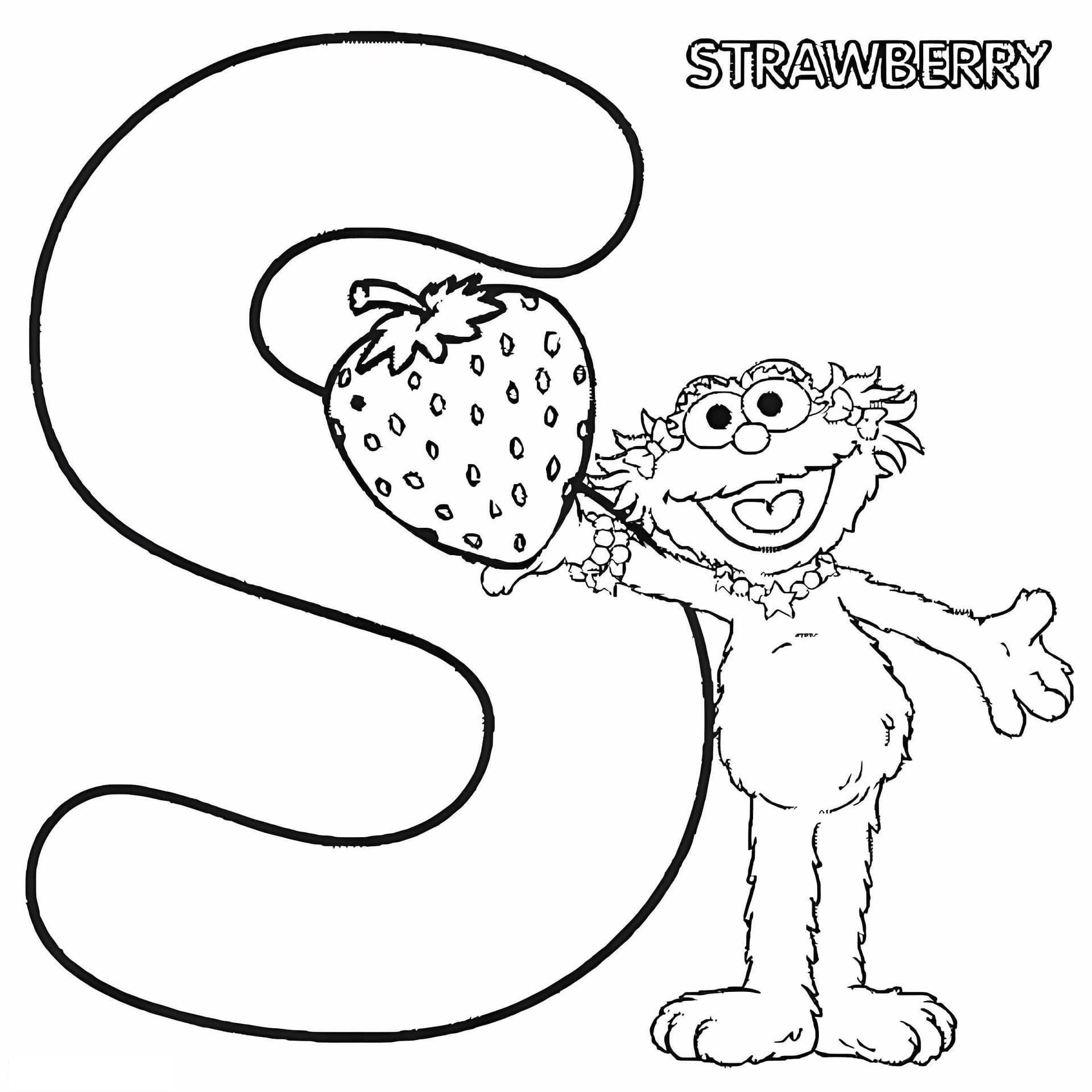 Barrio Sesame Zoe With Fresa