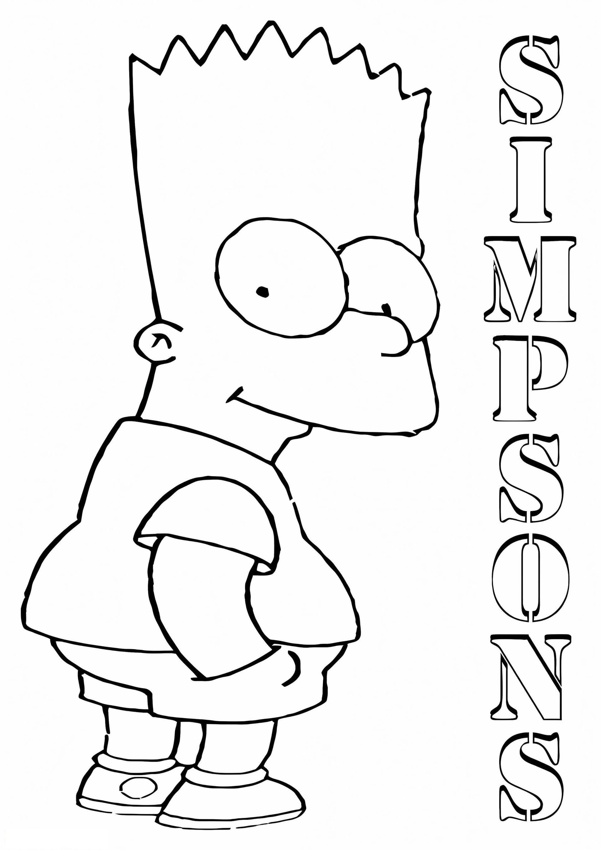 Bart Simpson Smiling