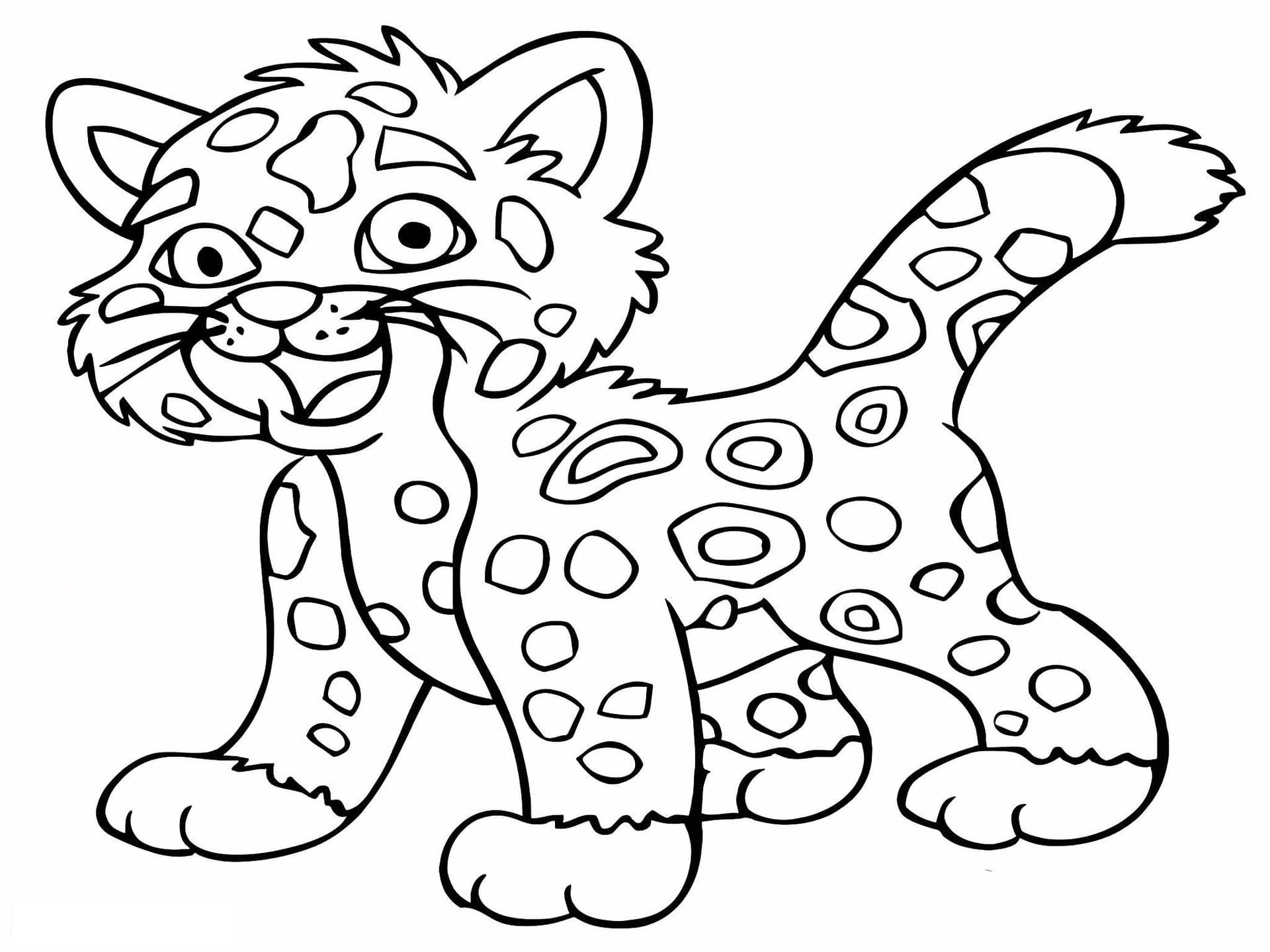 Cute Cheetah Baby