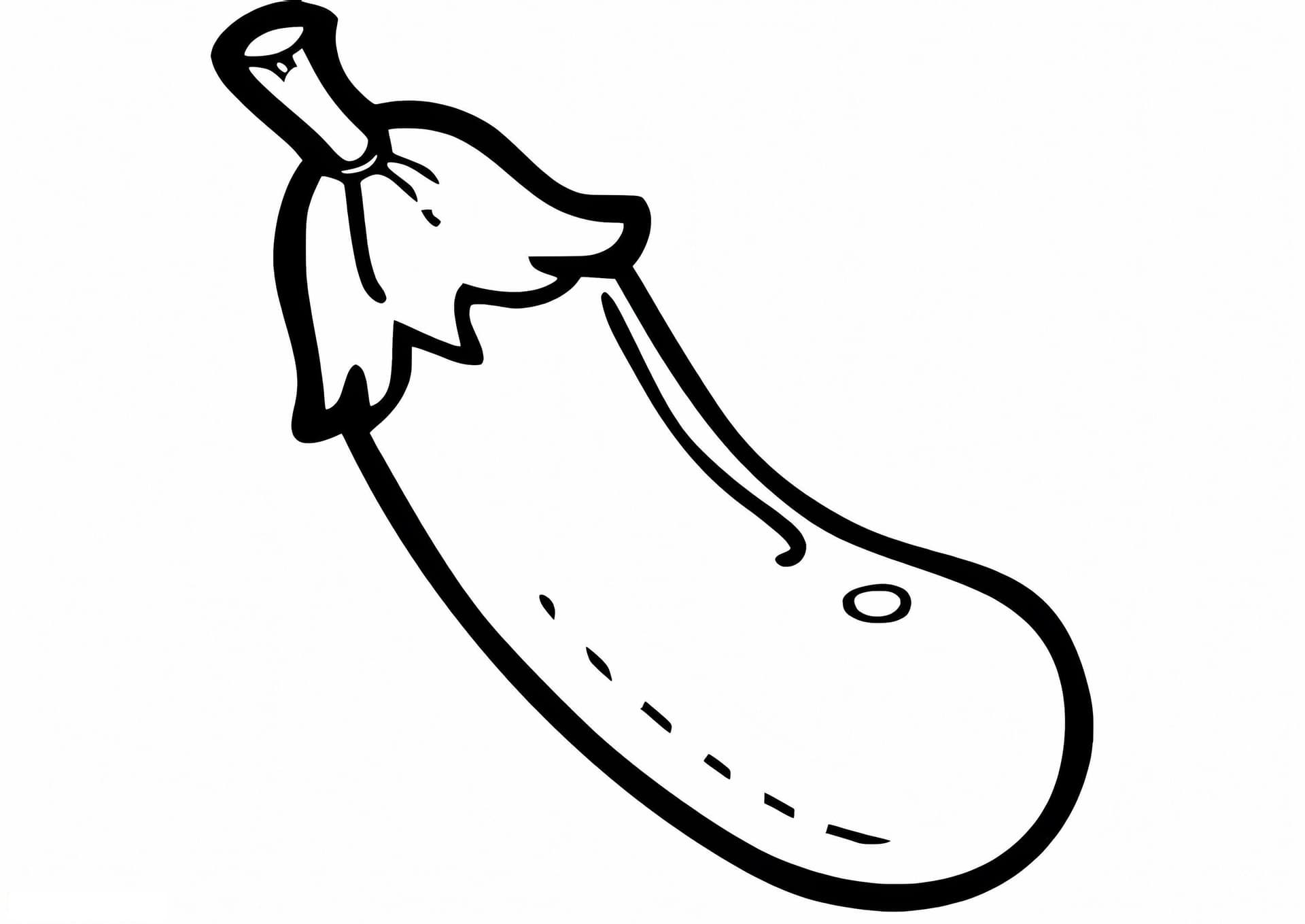 Eggplant Drawing