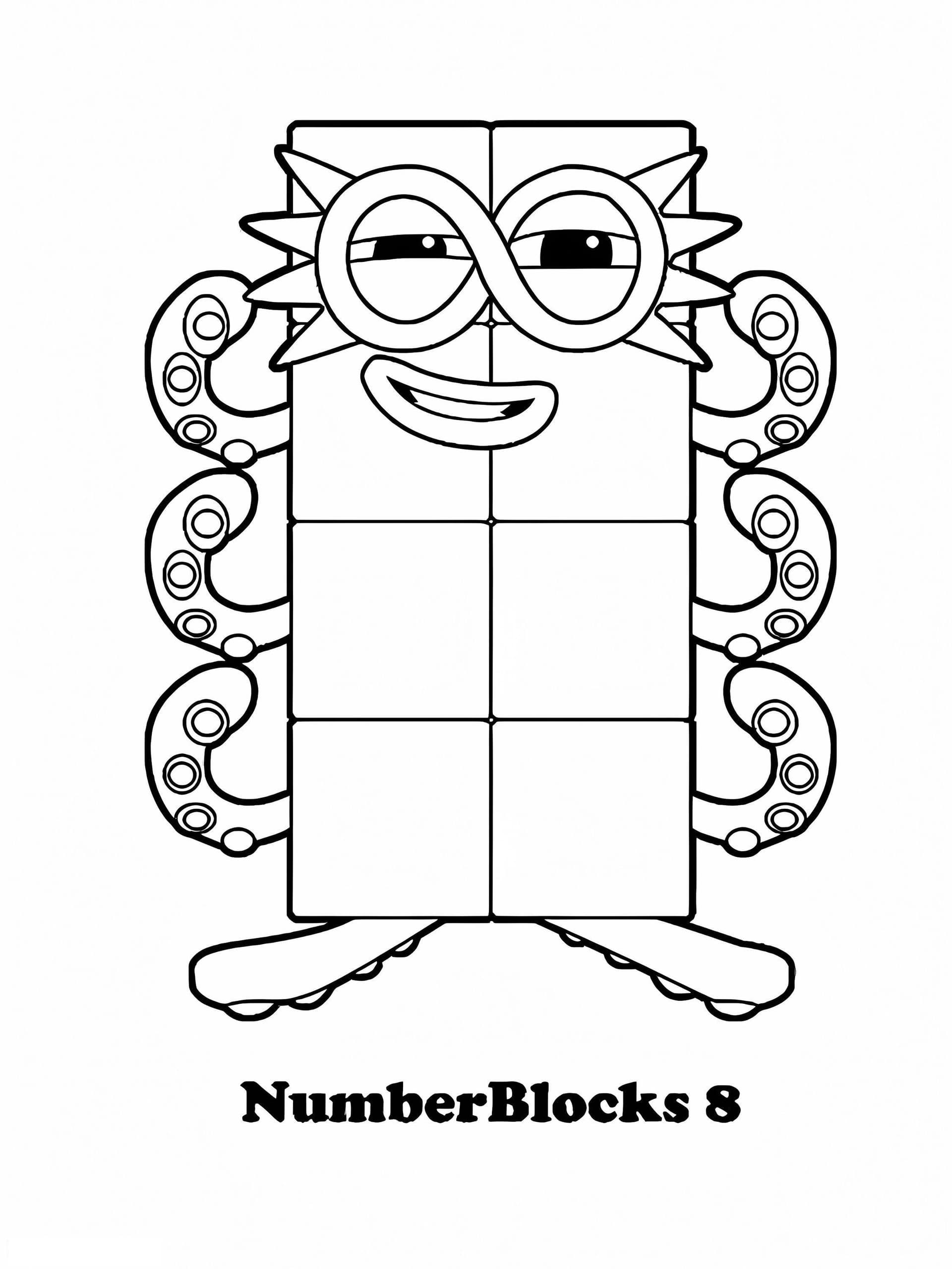 Number Blocks 8