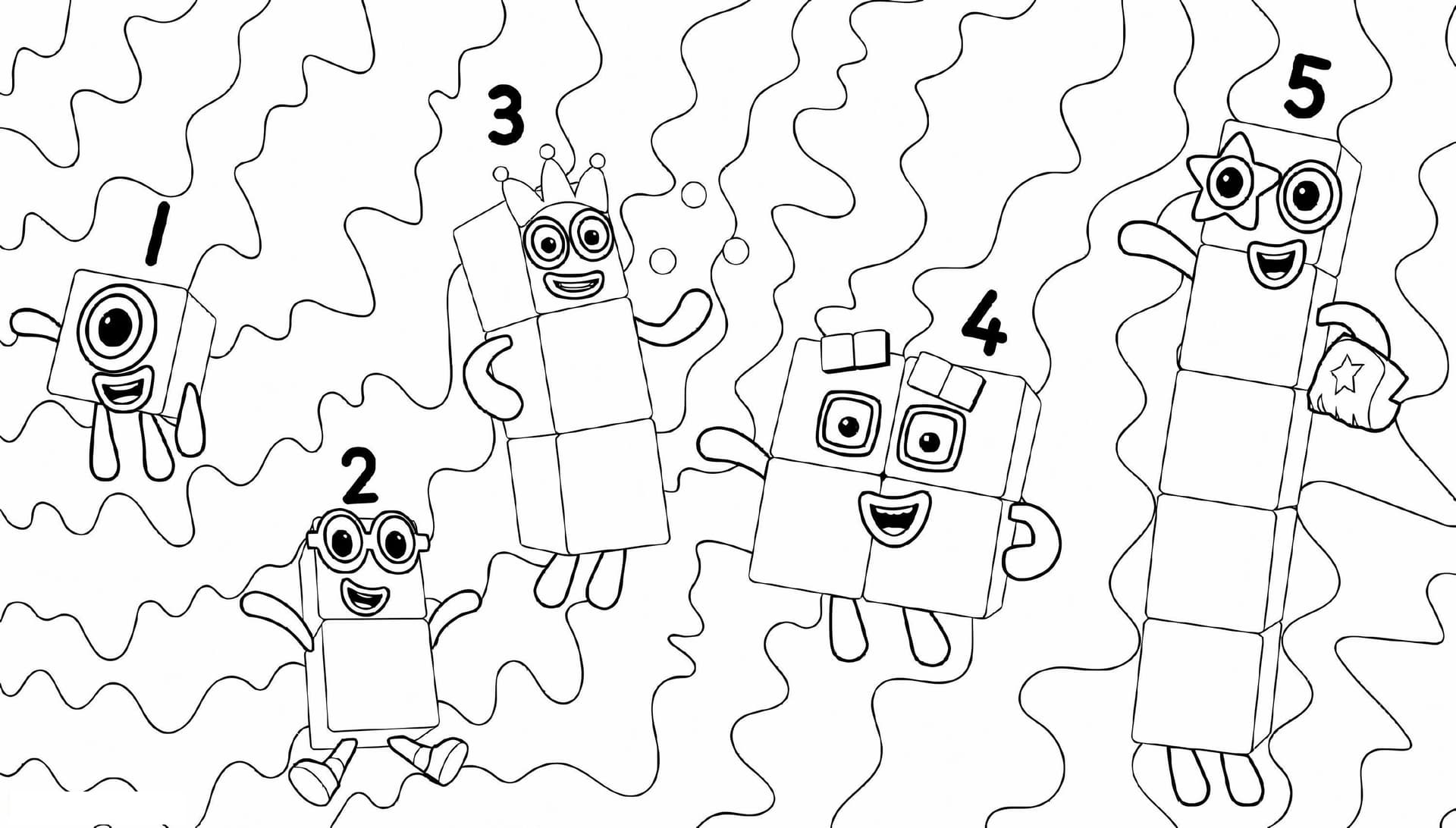 Number Blocks 1 To 5