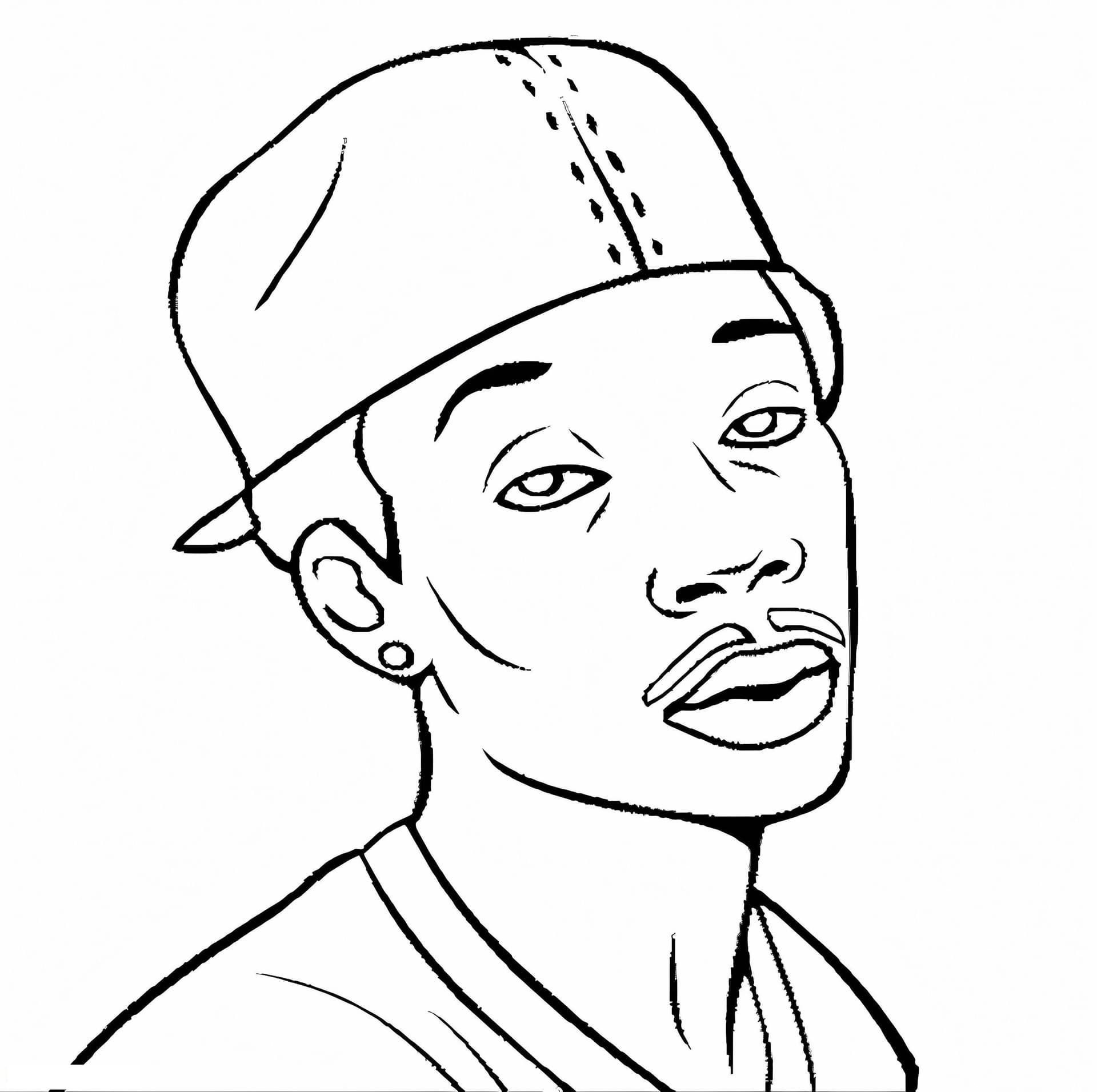 Blueface 5 Coloring Pages