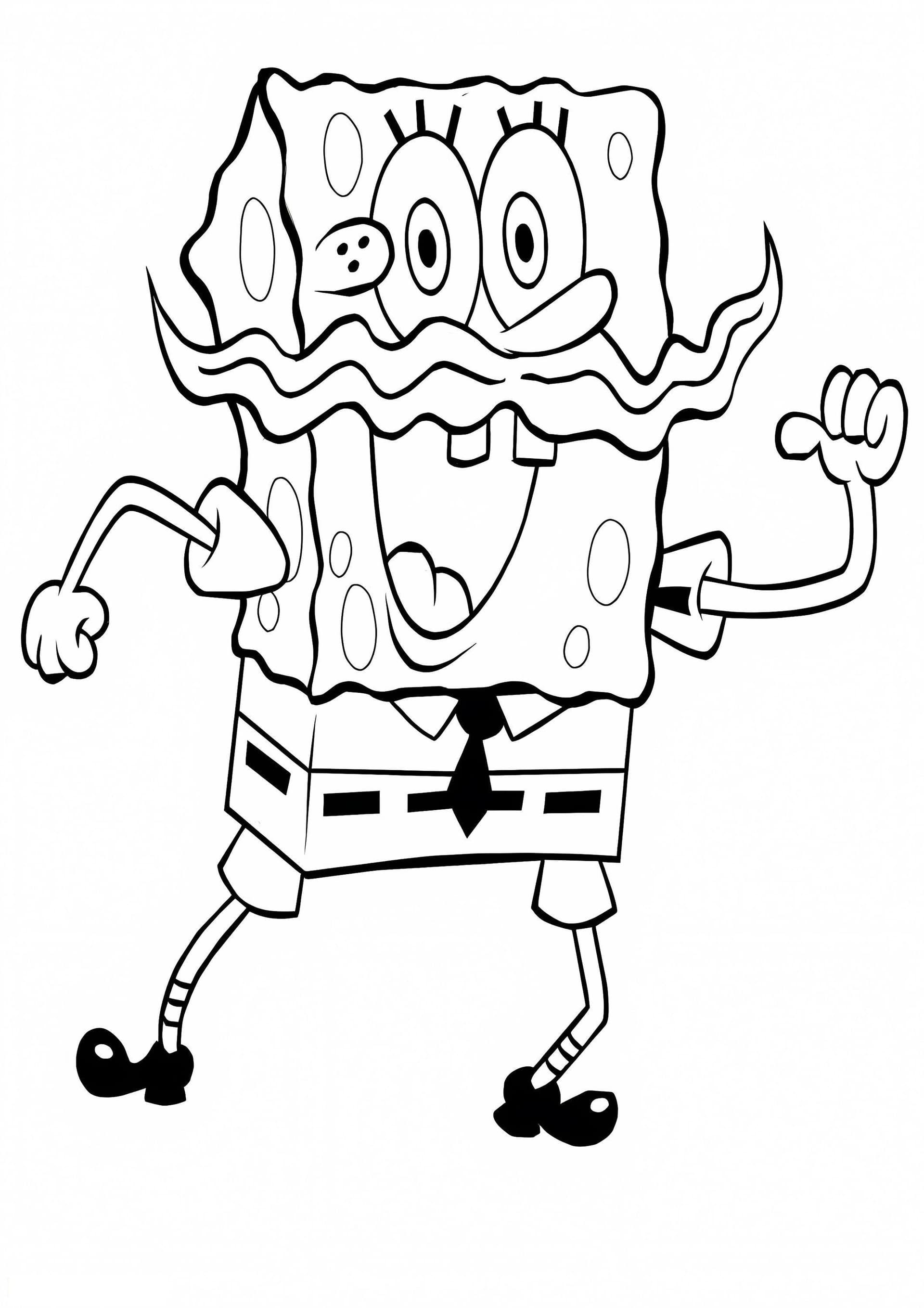 Spongebob With Mustache