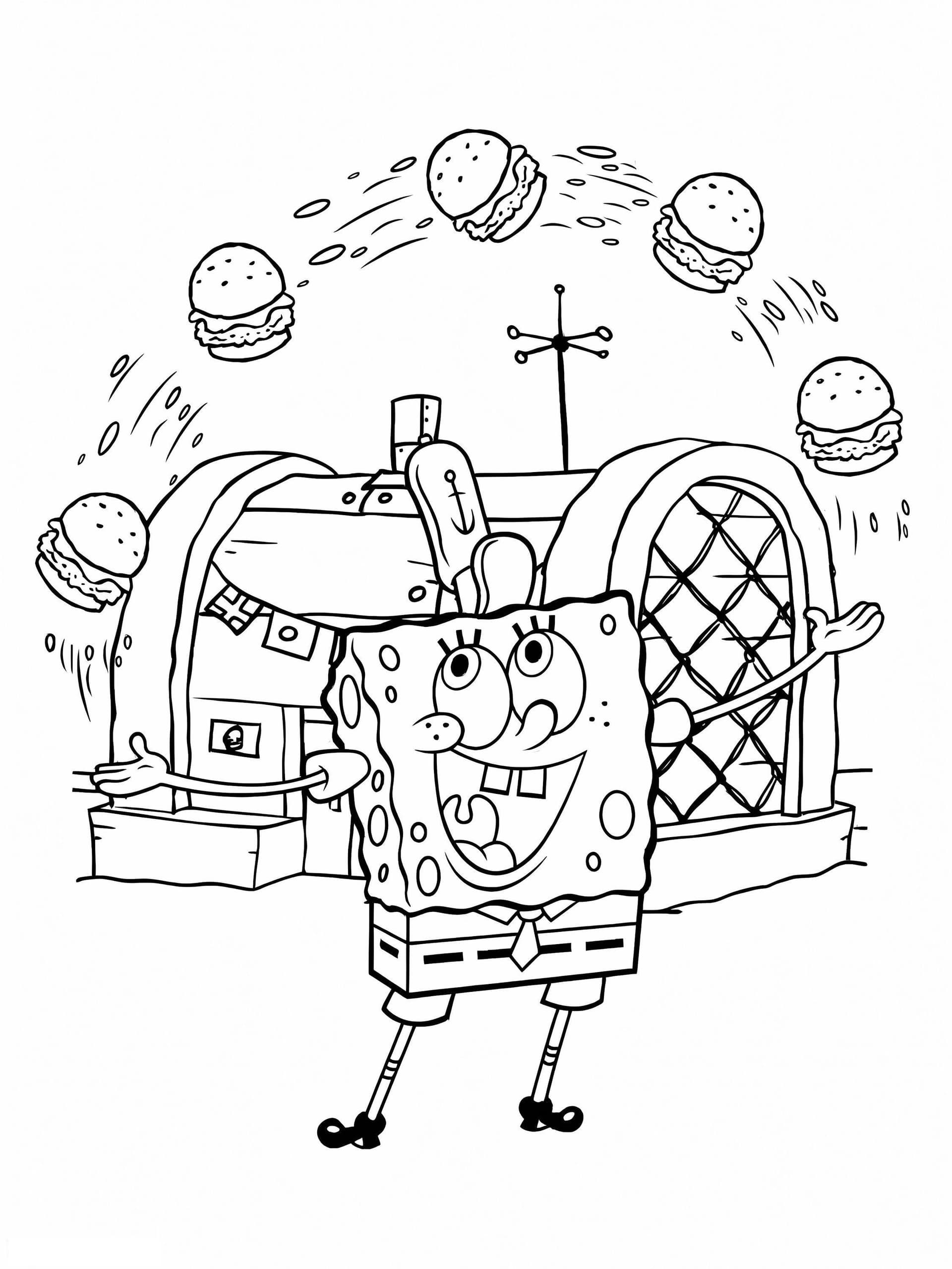 Spongebob And Burgers