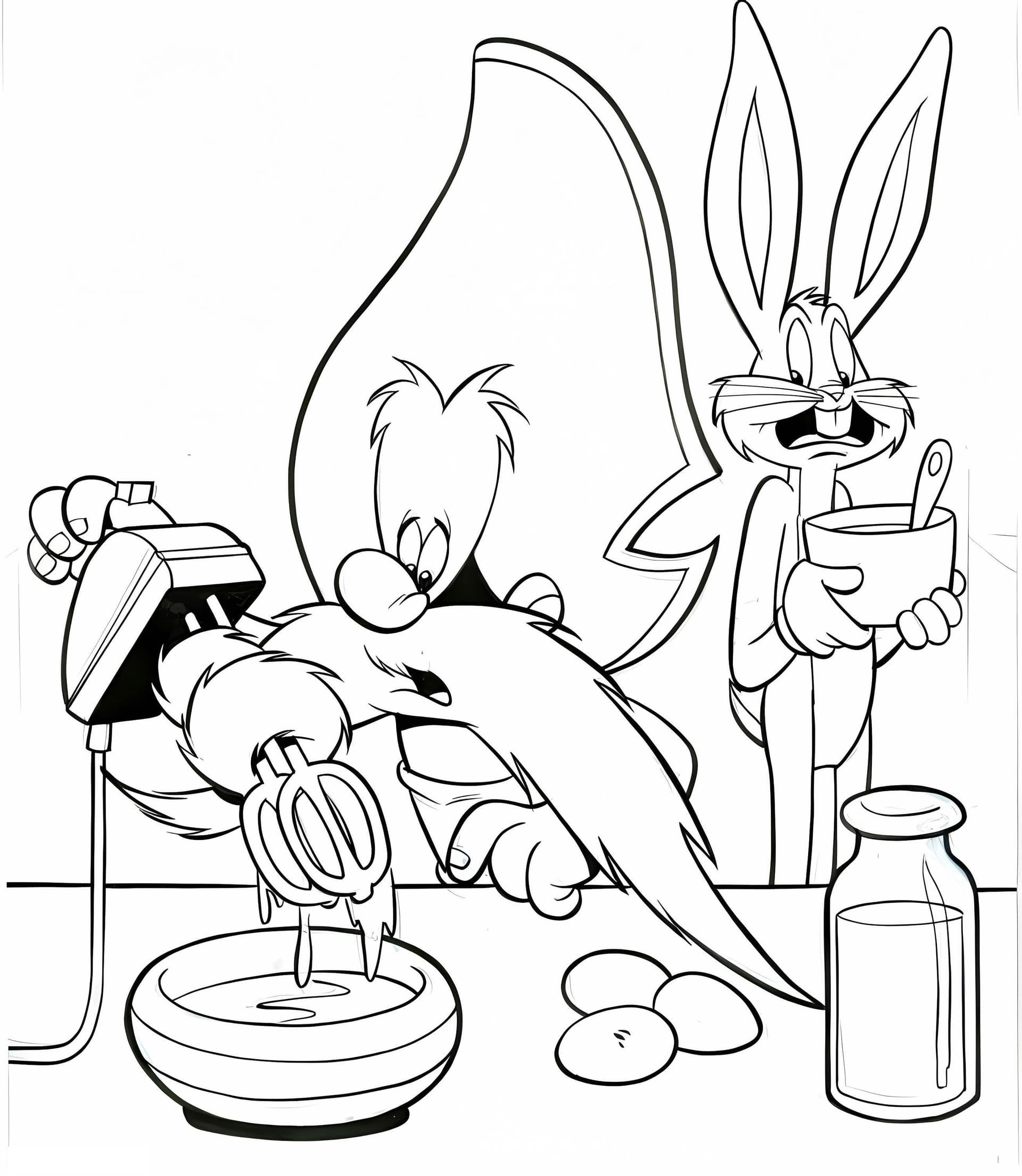 Bugs Bunny And Yosemite Sam