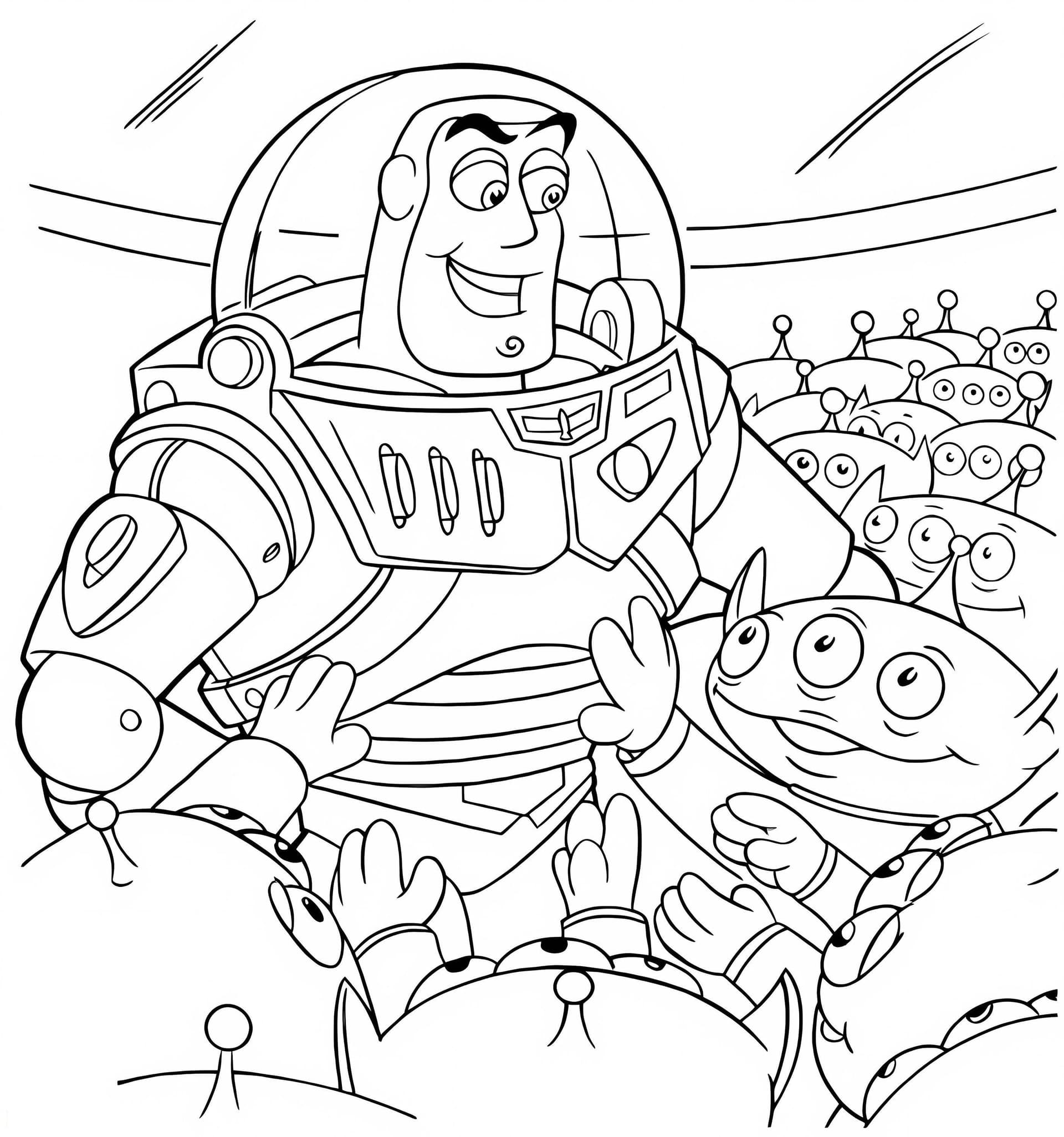 Buzz Lightyear Y Extraterrestres