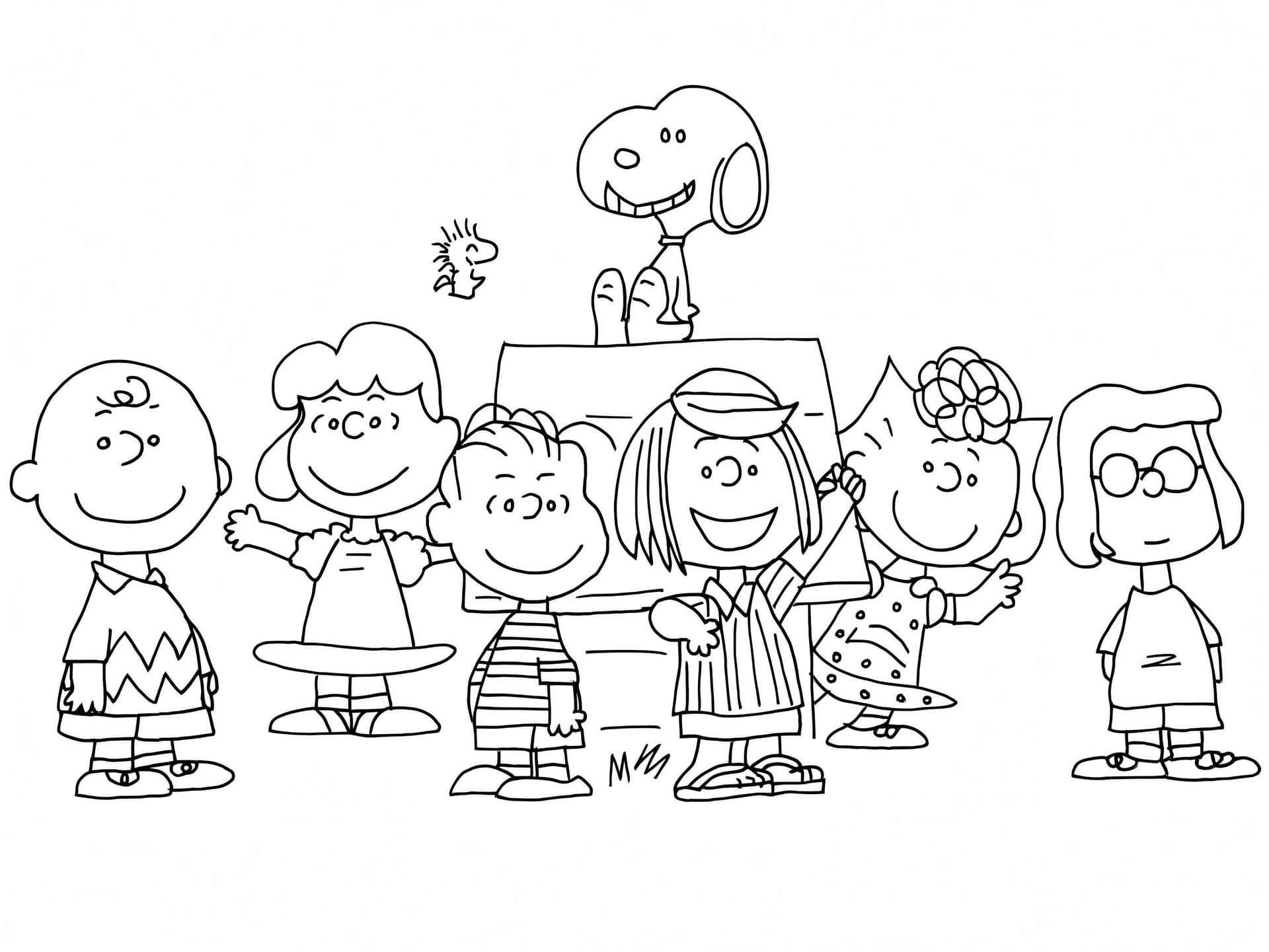 Peanuts Funny Characters