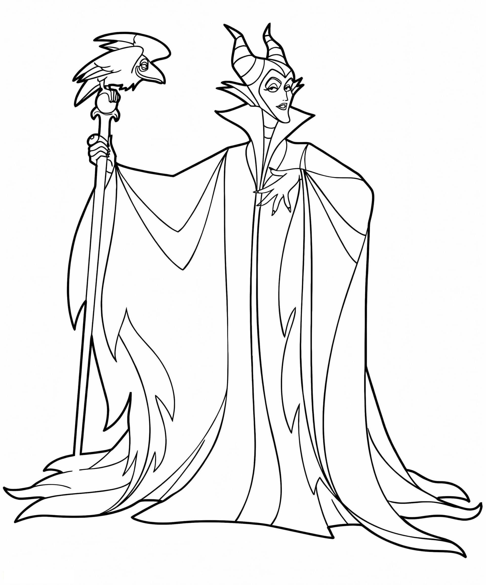 Cartoon Maleficent