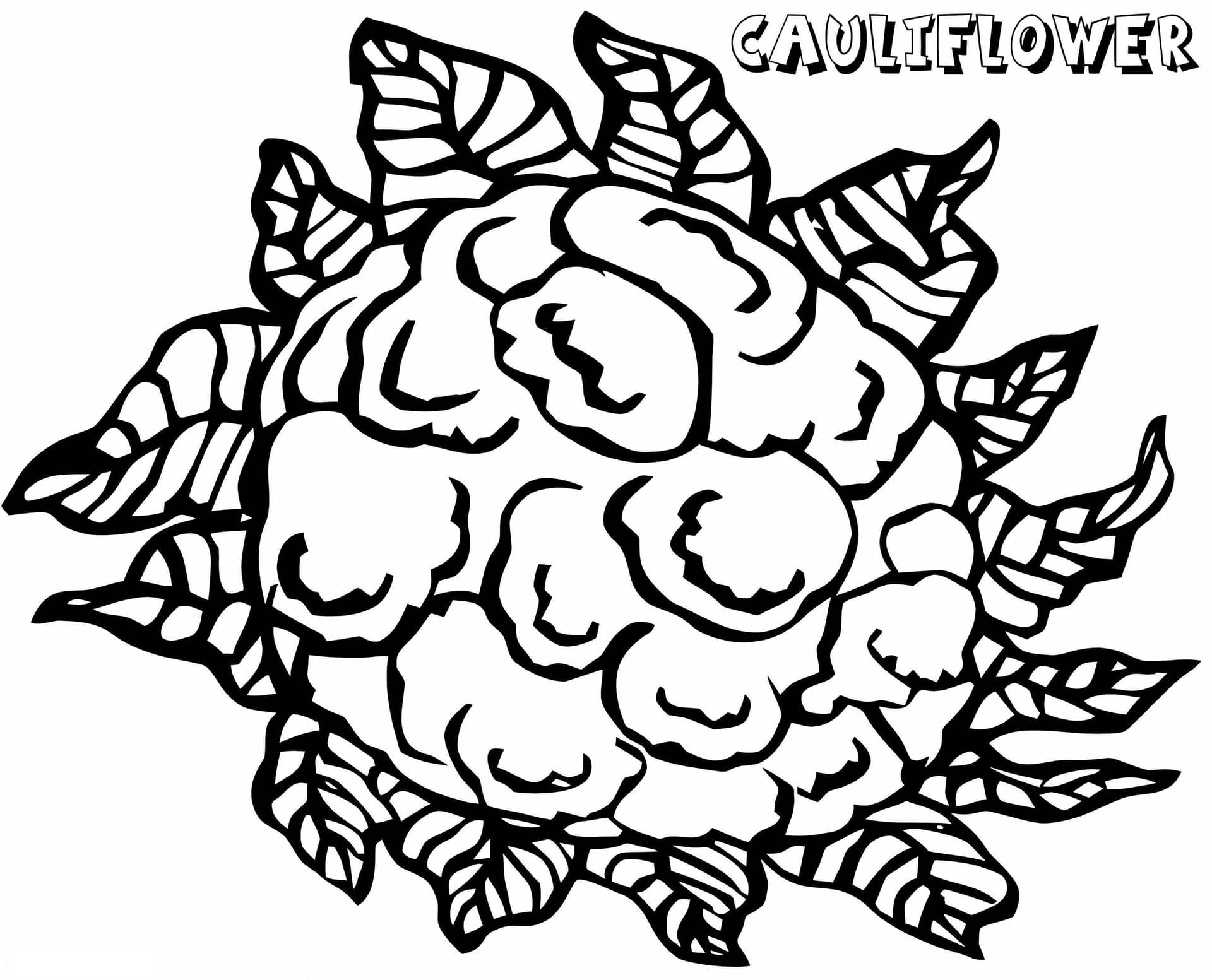 Cauliflower To Print