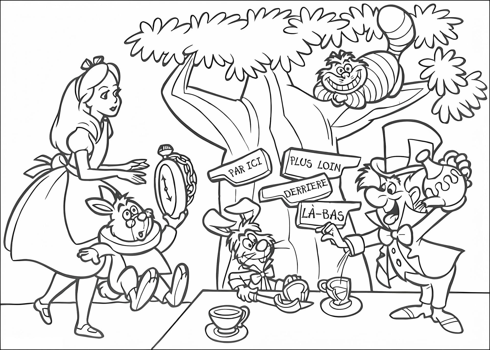 Characters From Alice In Wonderland