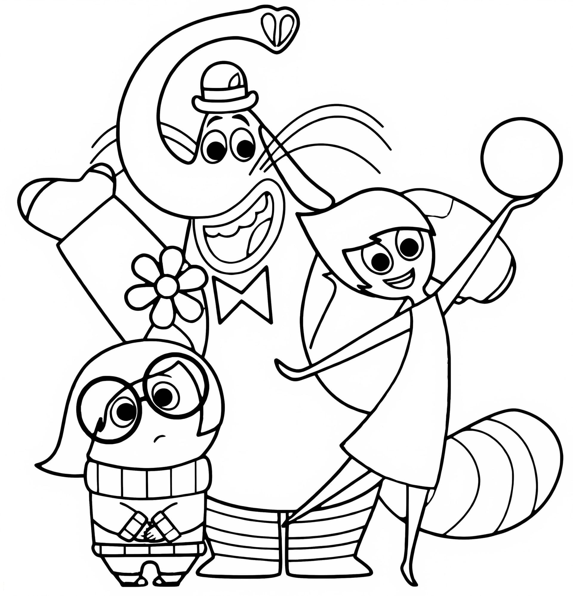 Characters From Inside Out 2