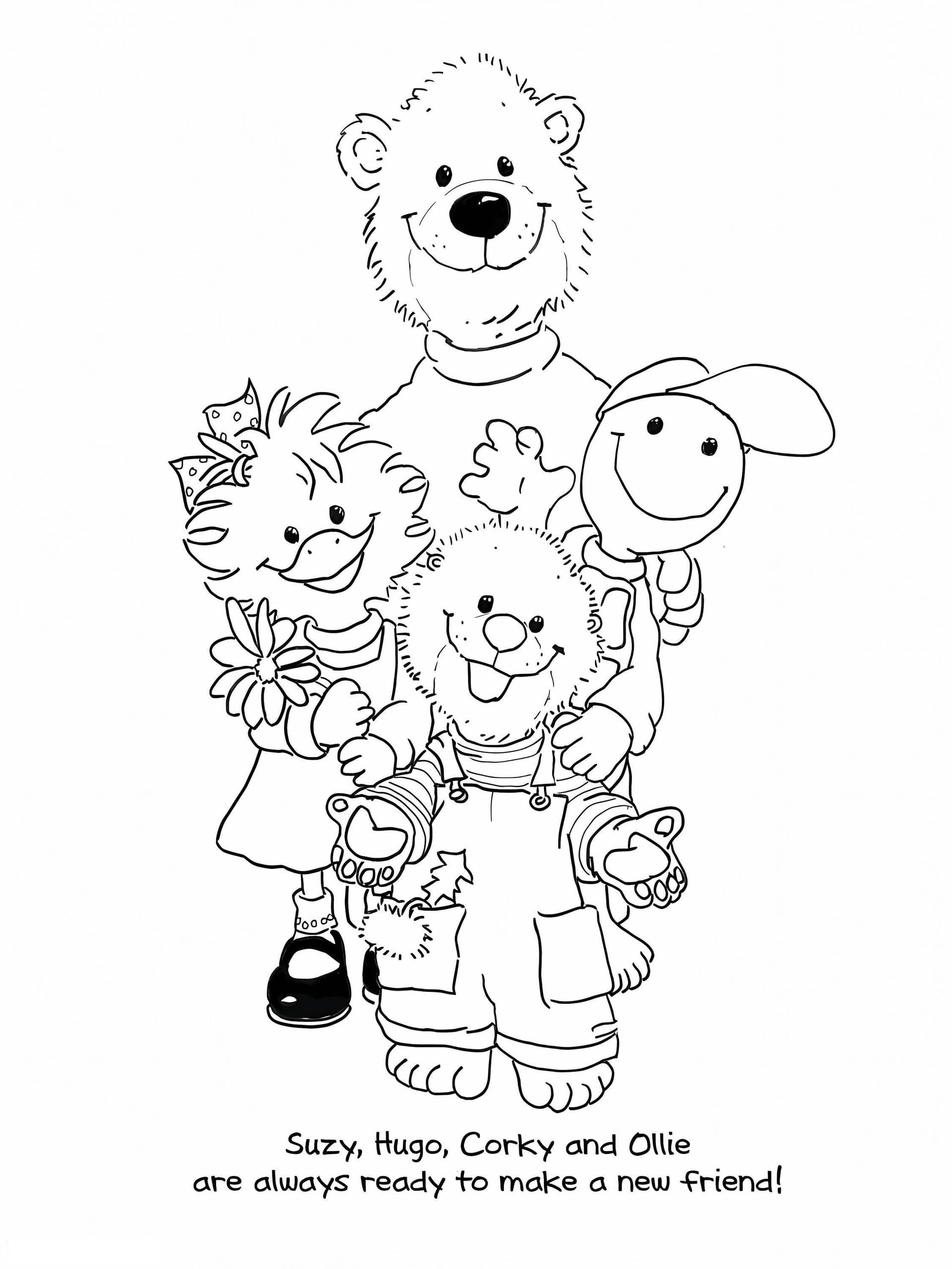 Characters From Suzys Zoo 4