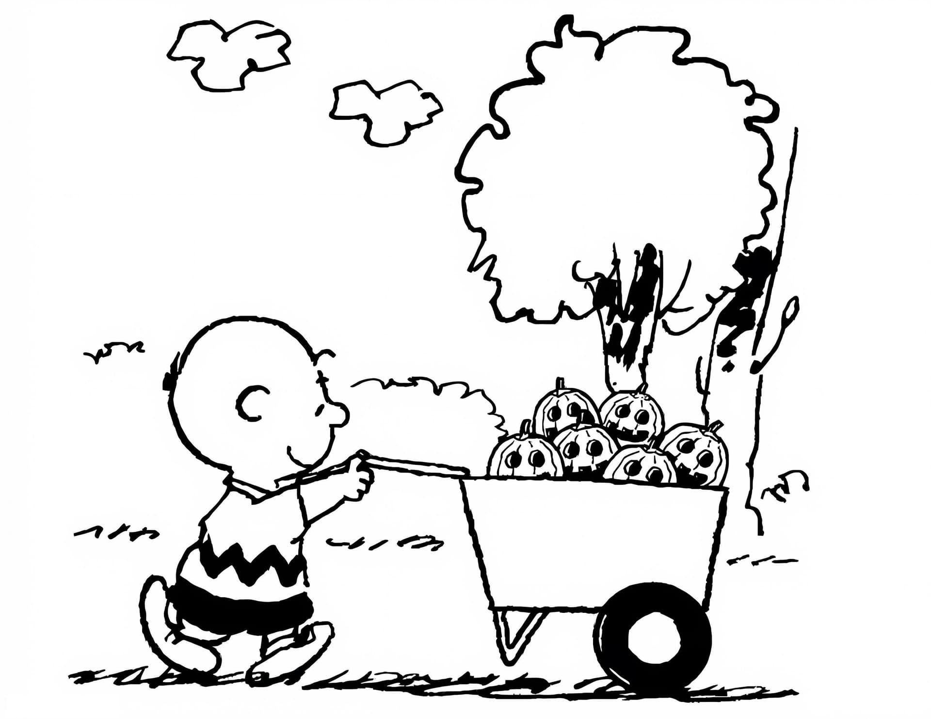 Charlie Brown And Pumpkins