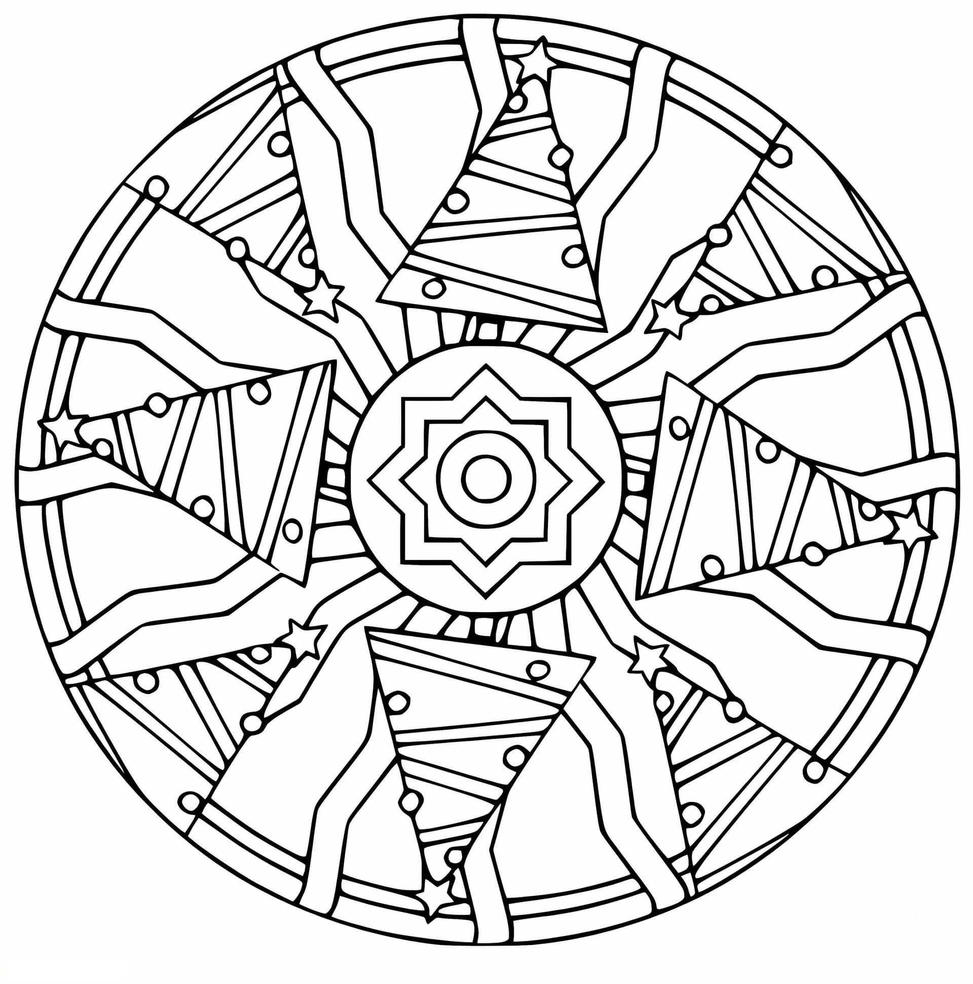 Christmas Mandala 17