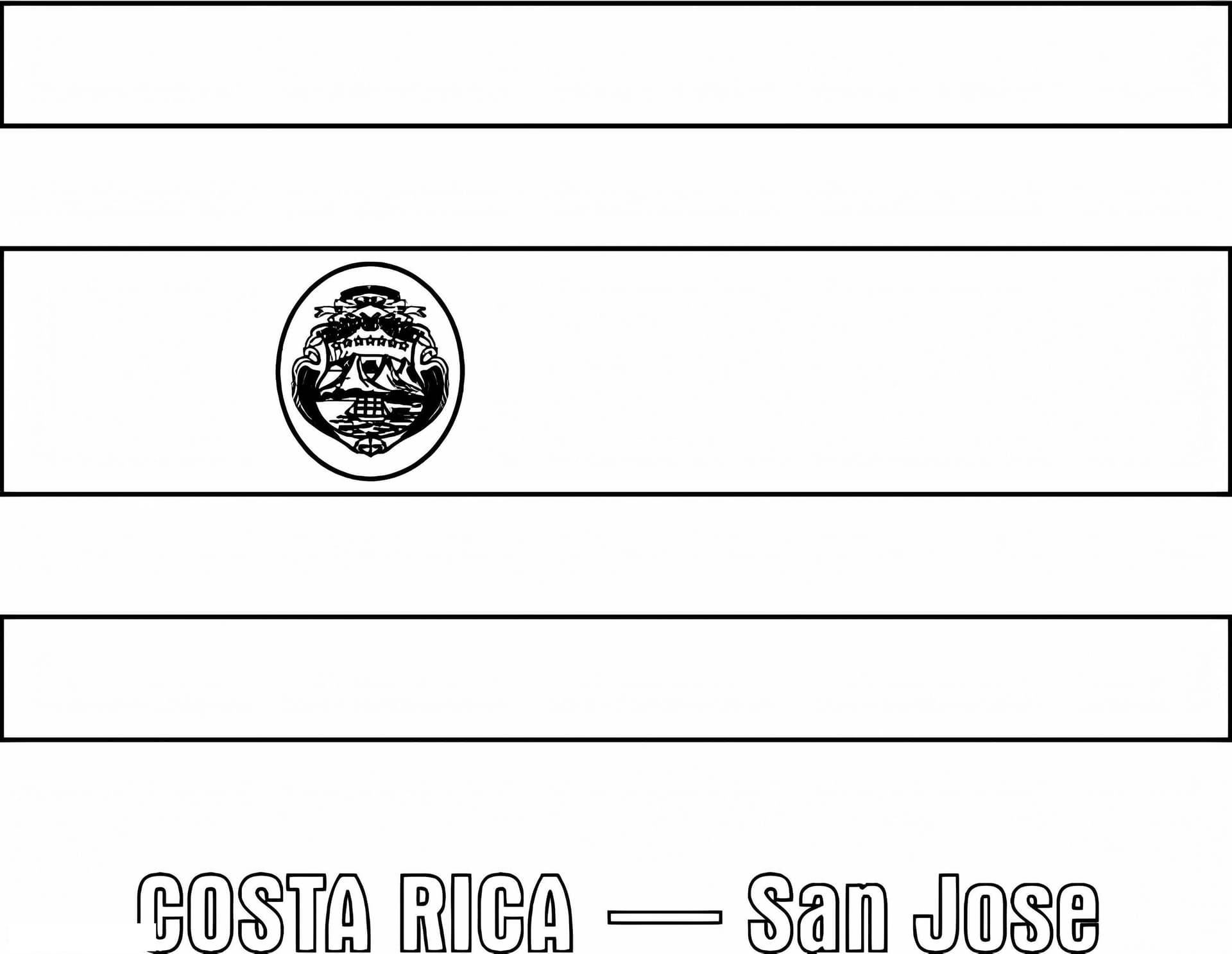 Costa Rica Flag