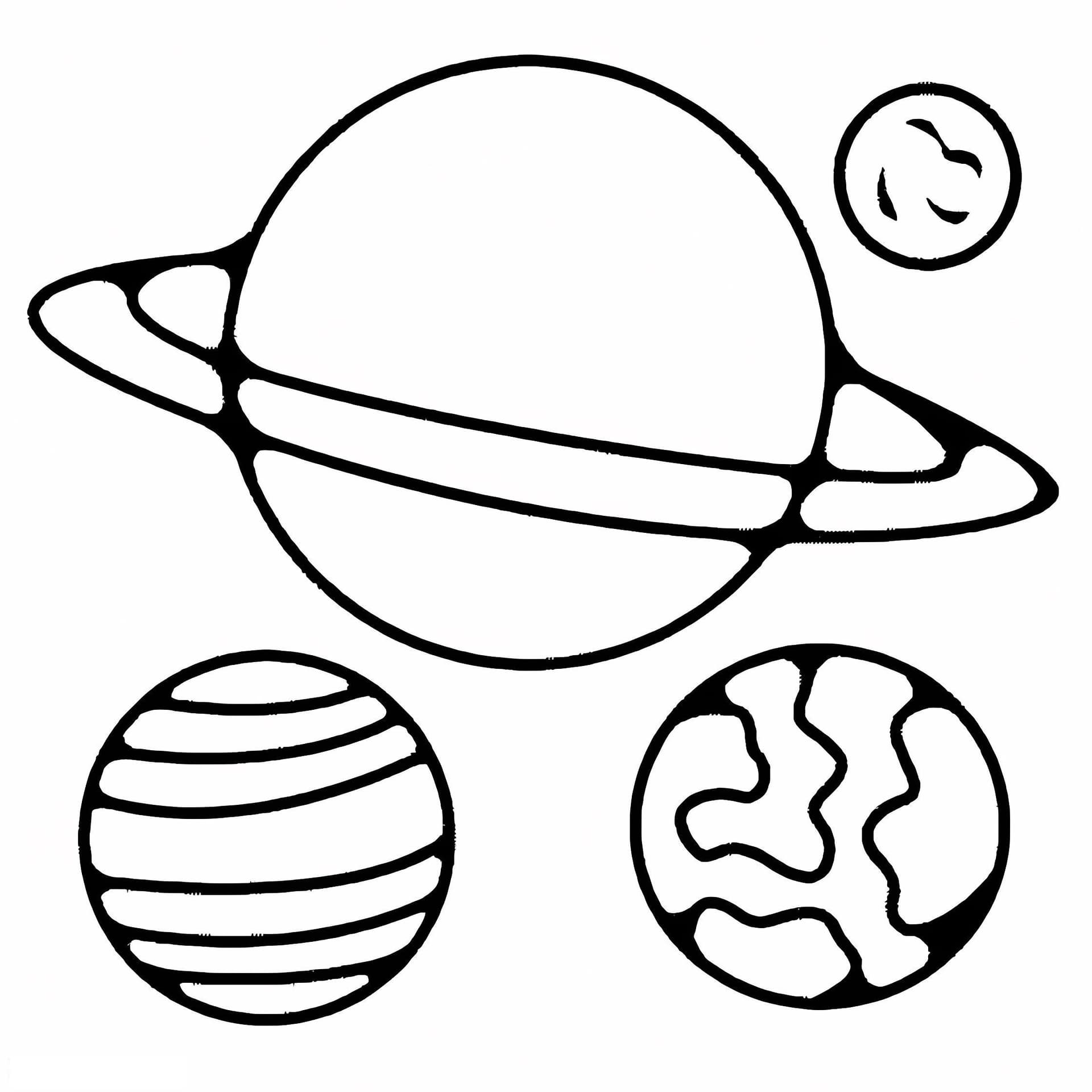 Drawing Of Planets