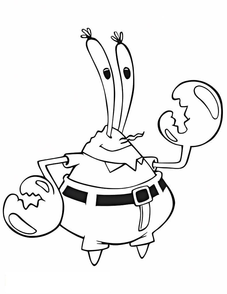 Mr. Krabs Smiling