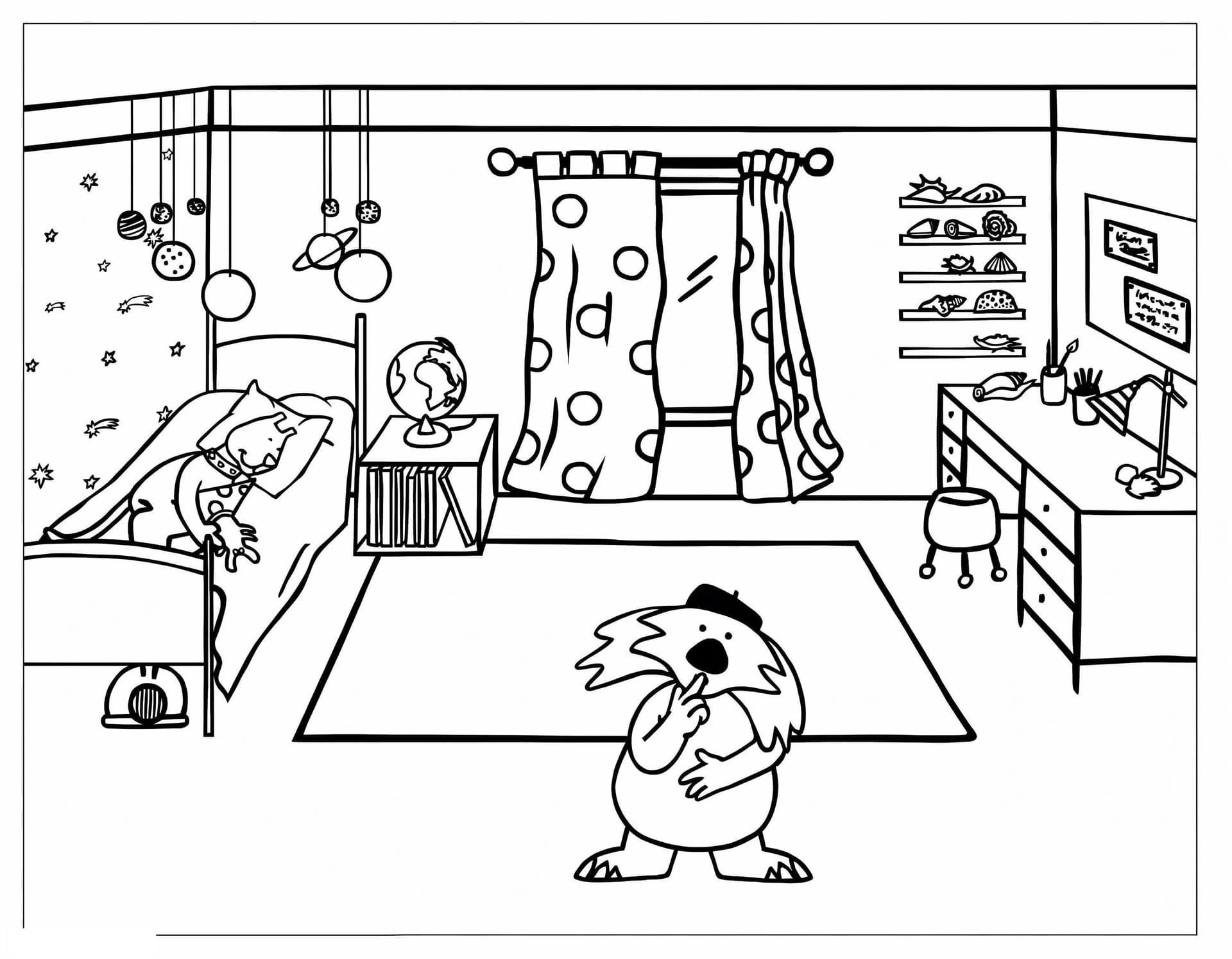 Cartoon Bedroom