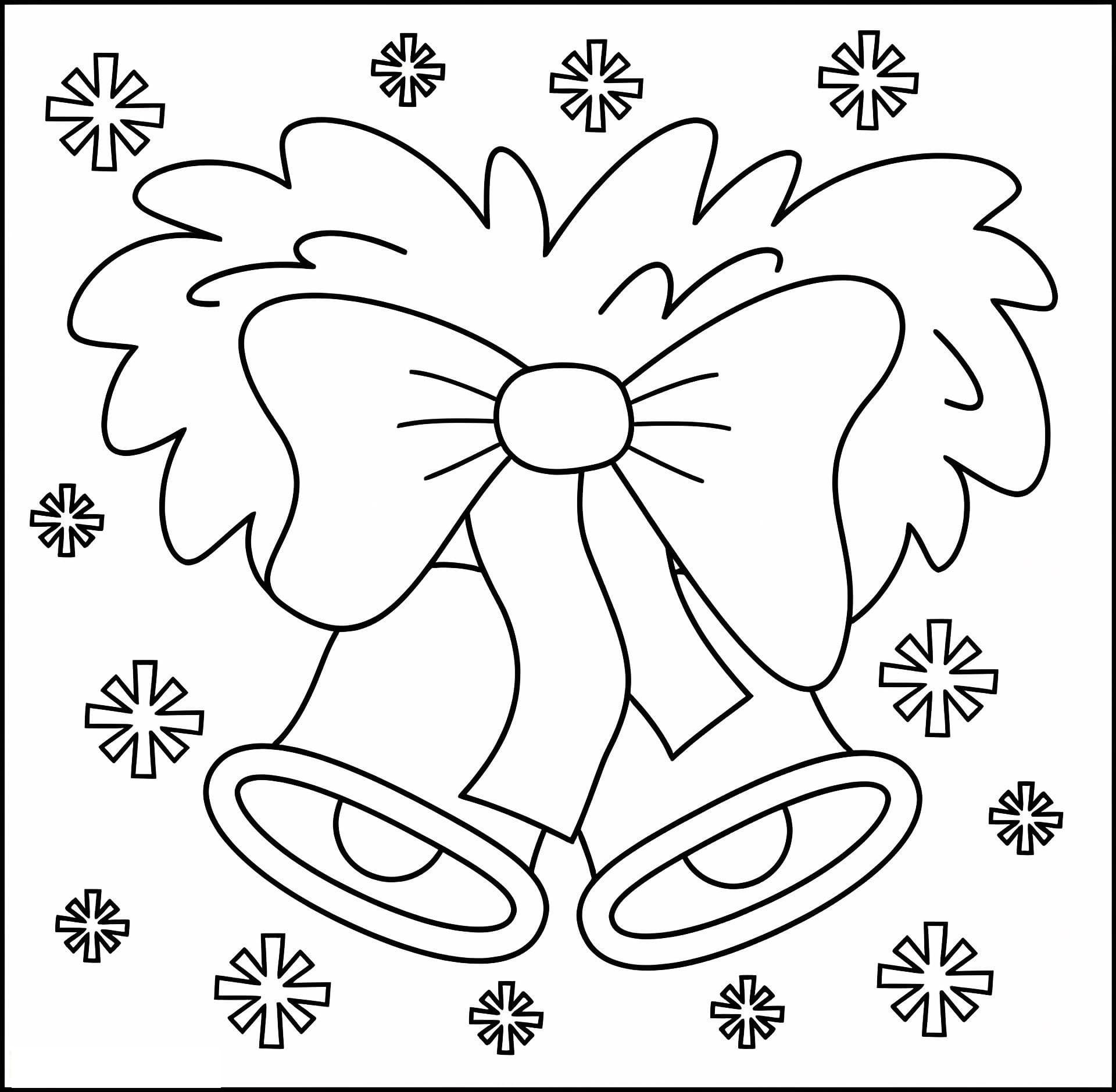 Two Bell With Snowflake