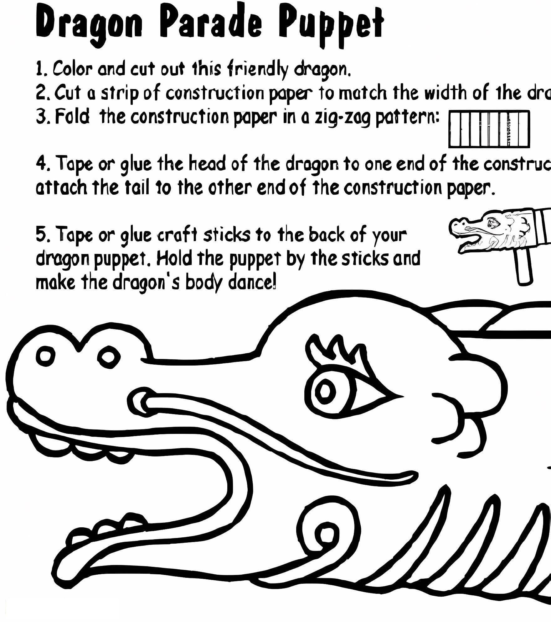Dragon Parade Puppet