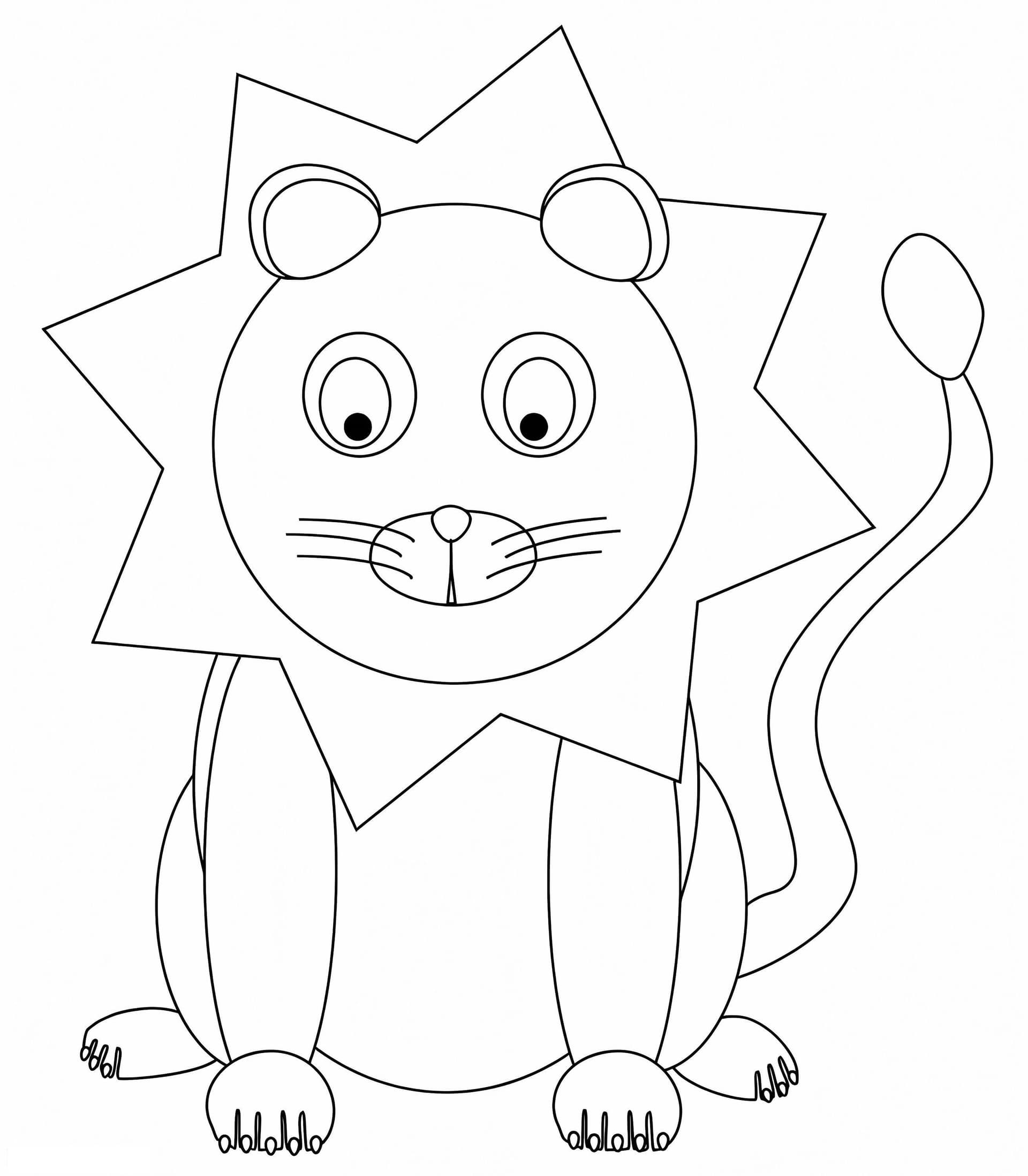 Easy Cute Lion