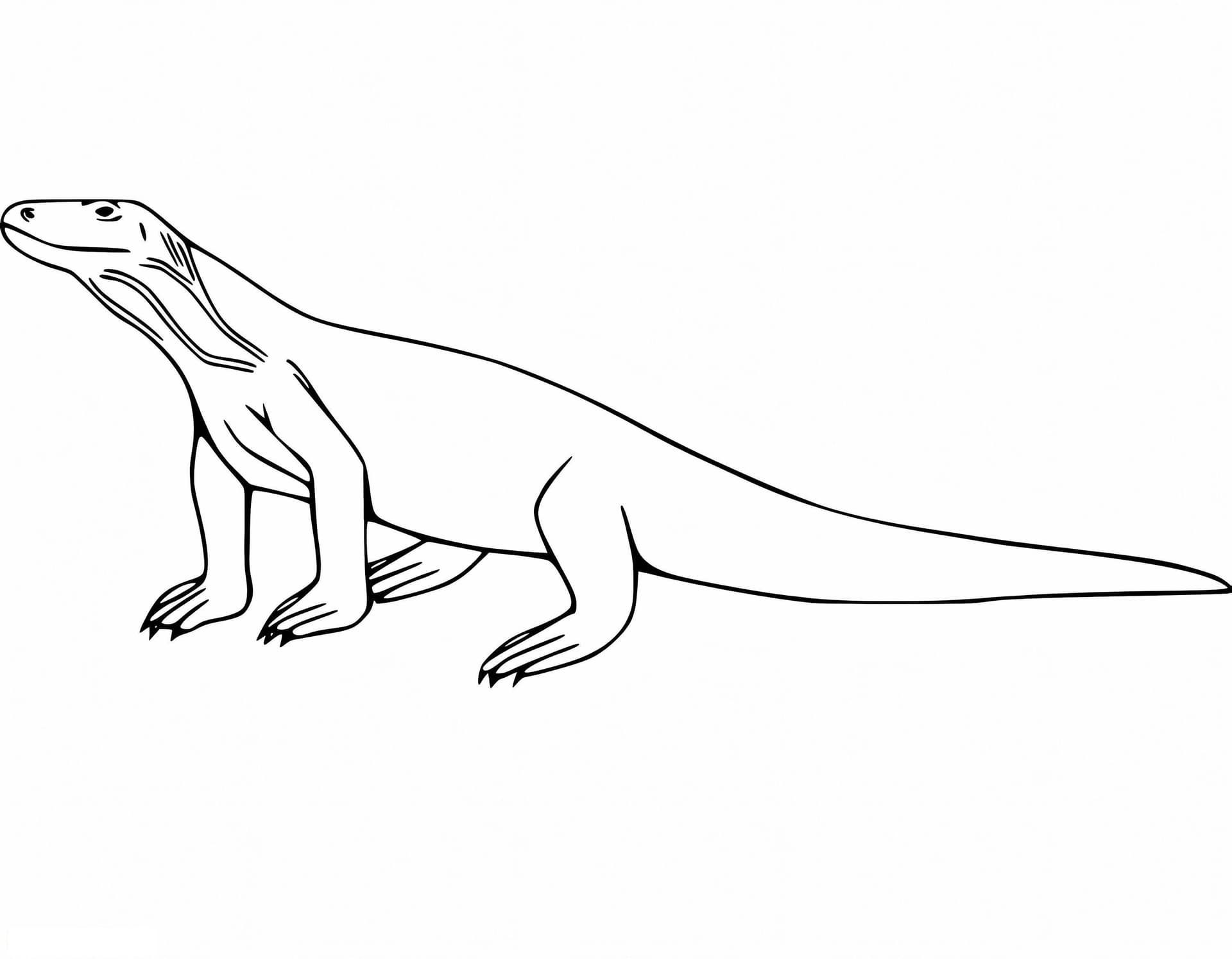 Easy Komodo Dragon