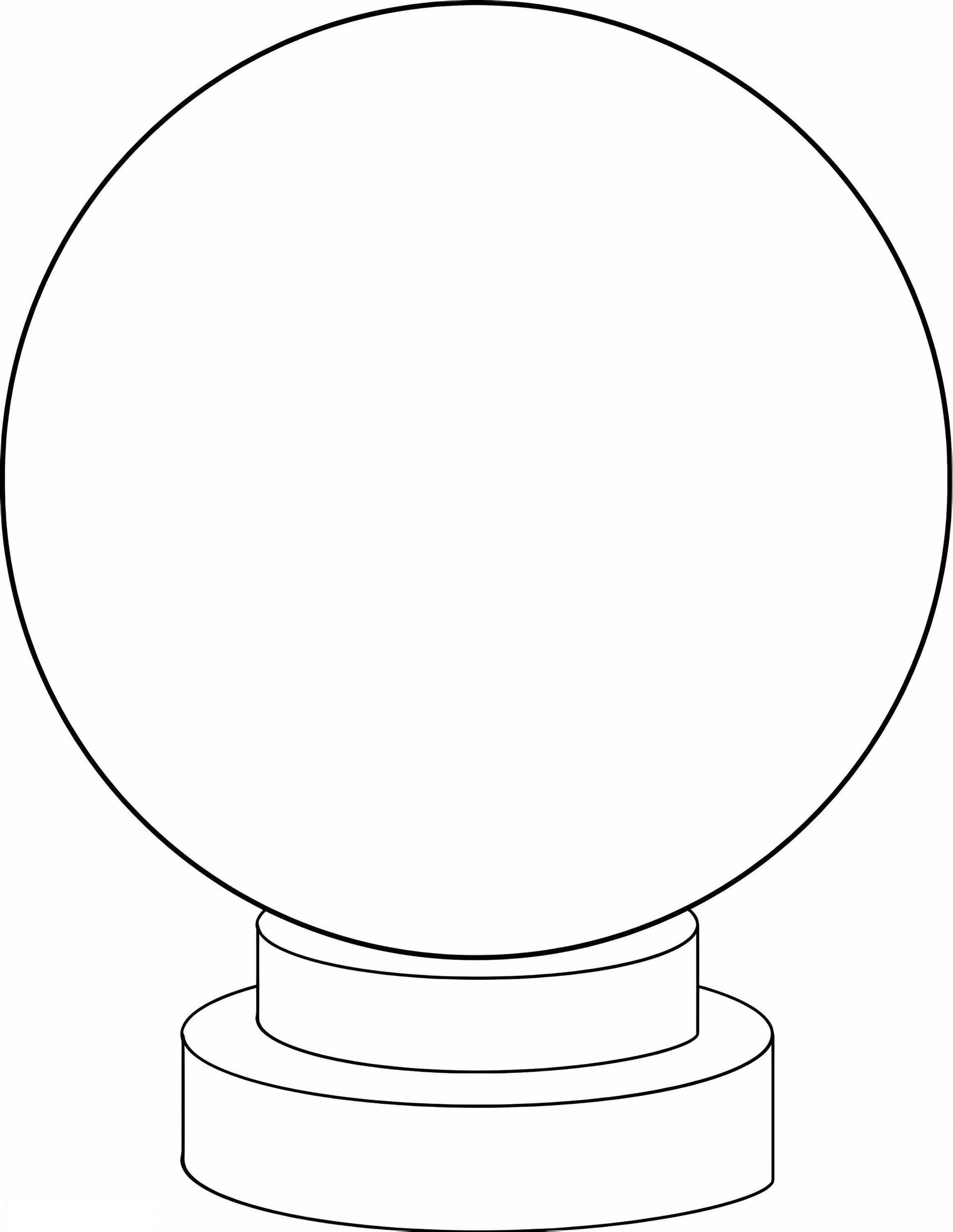 Easy Snow Globe