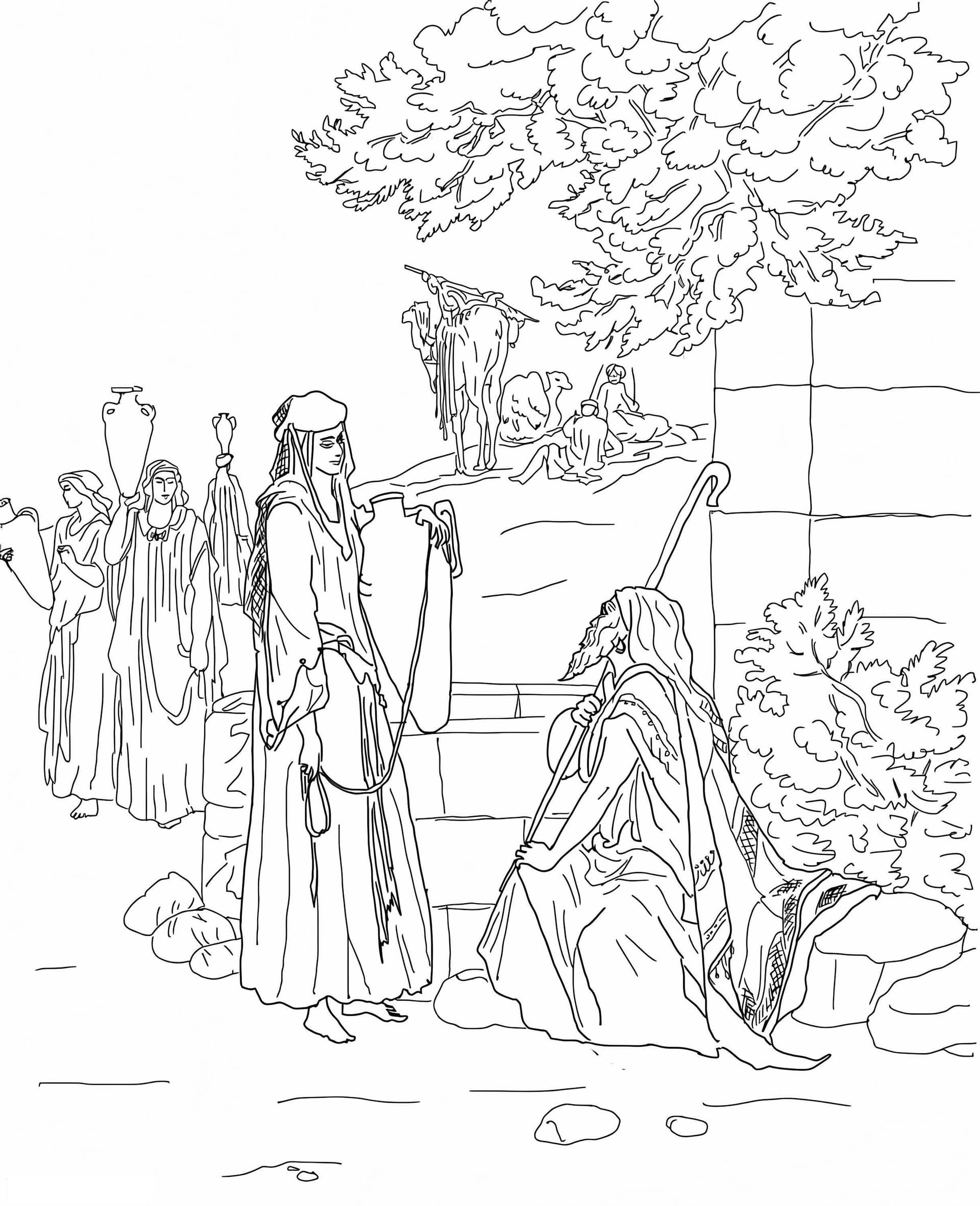 Eliezer And Rebekah