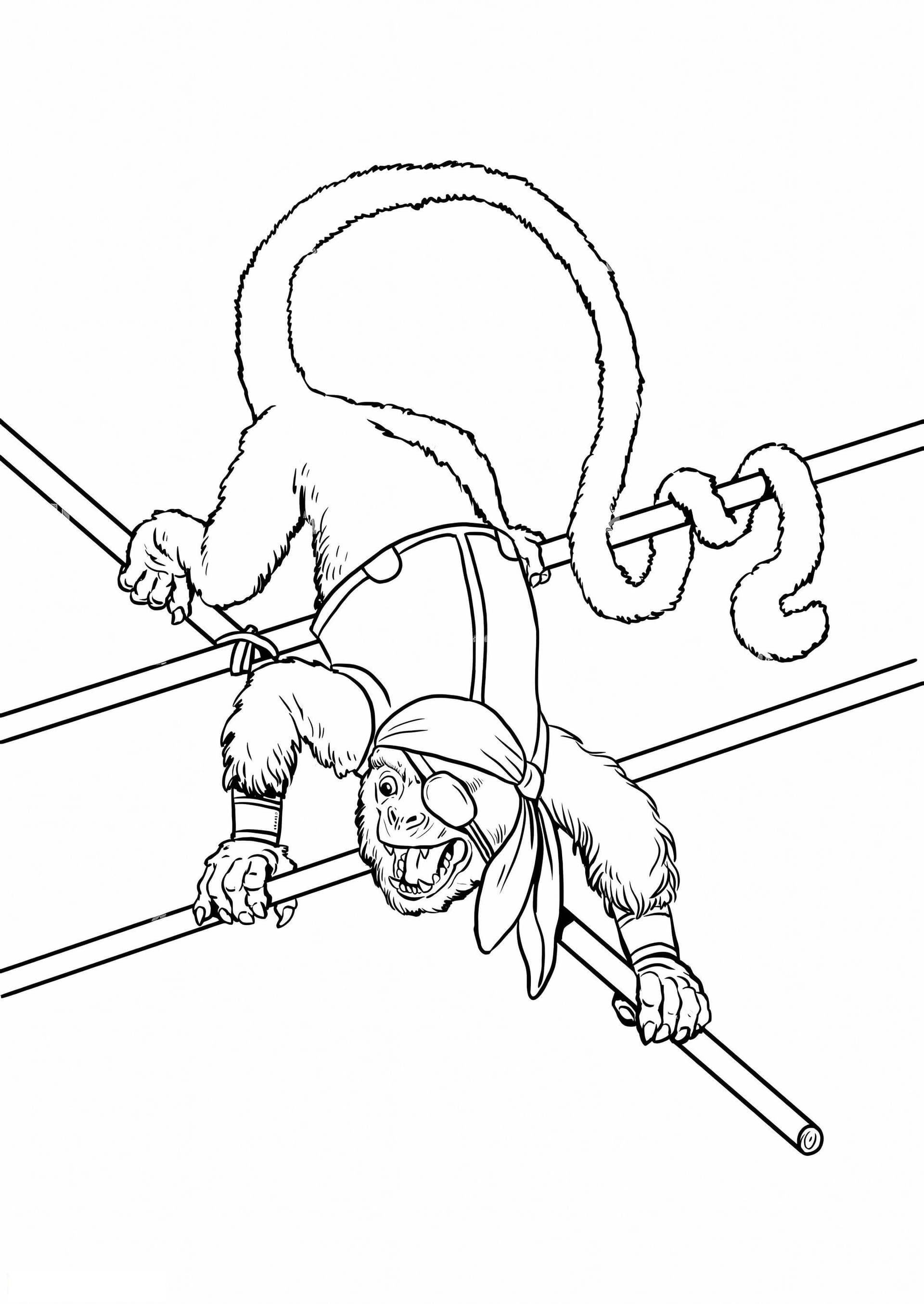 Apes Climbing