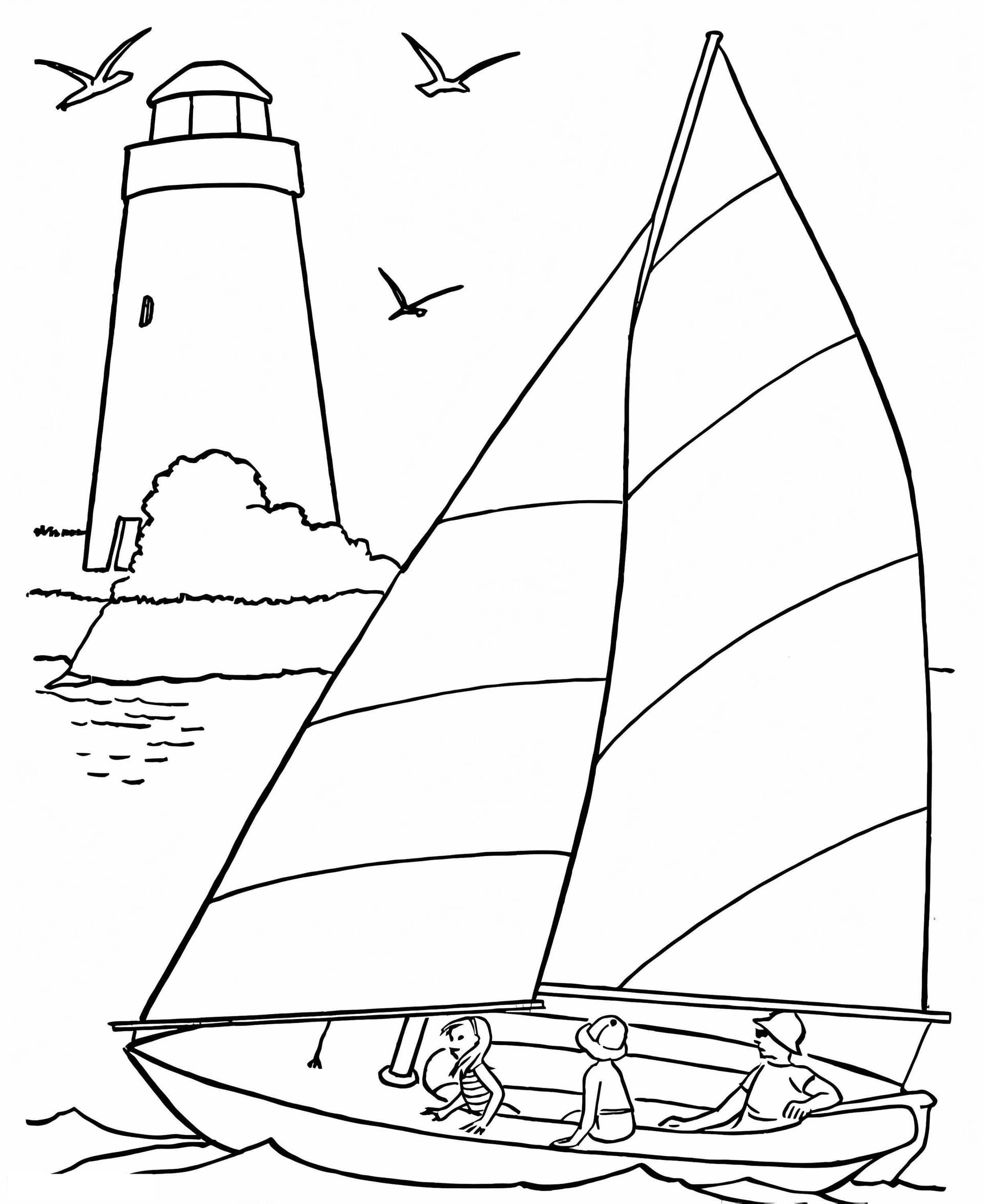 Family On Boat
