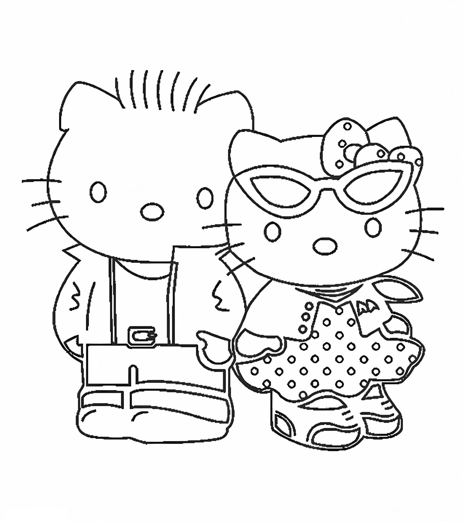 Great Hello Kitty With A Friend