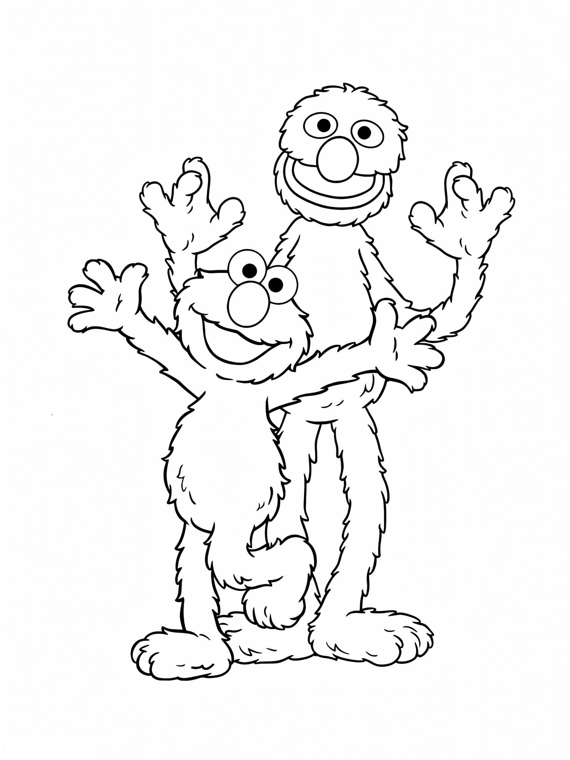 Grover And Elmo