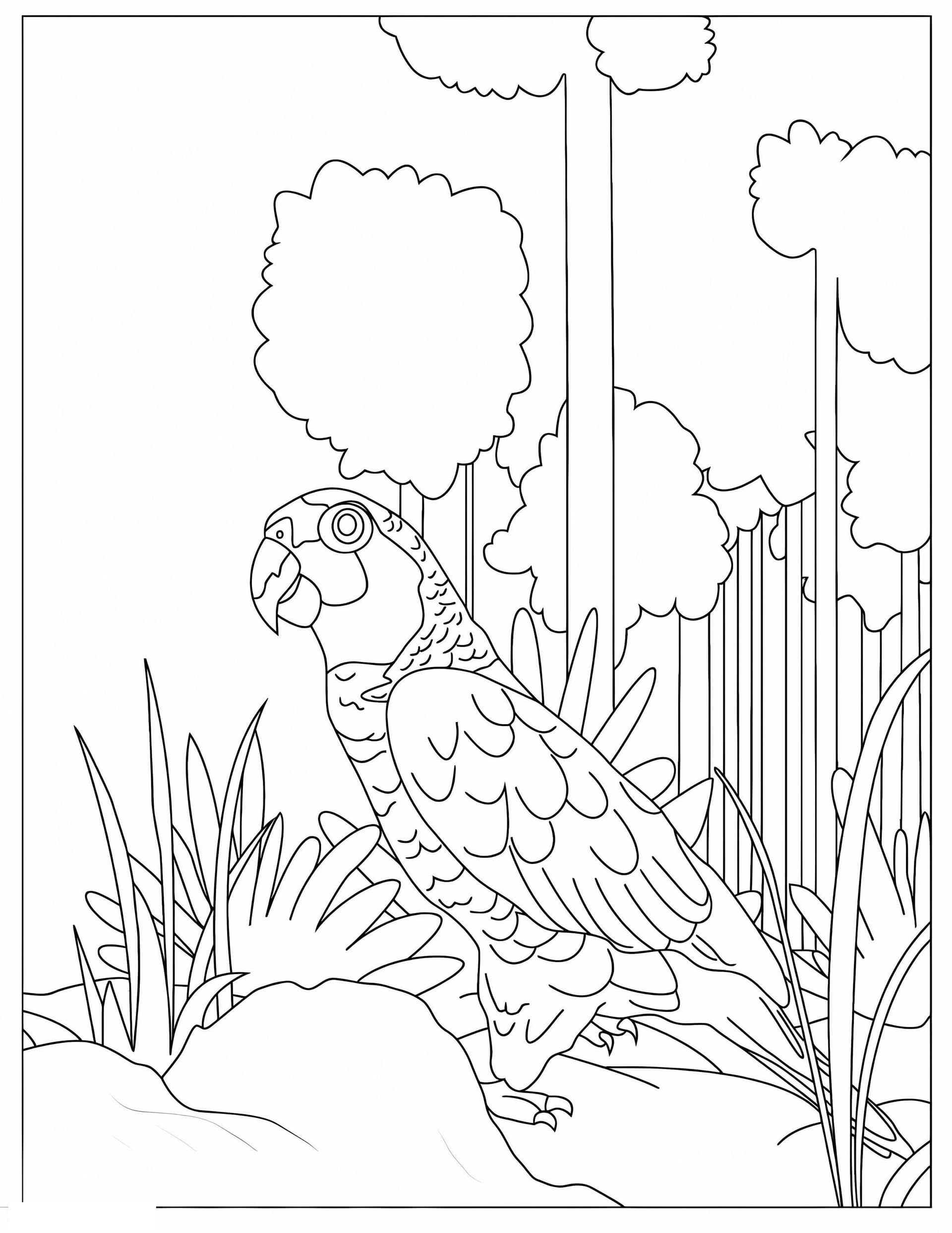 Foot Macaw